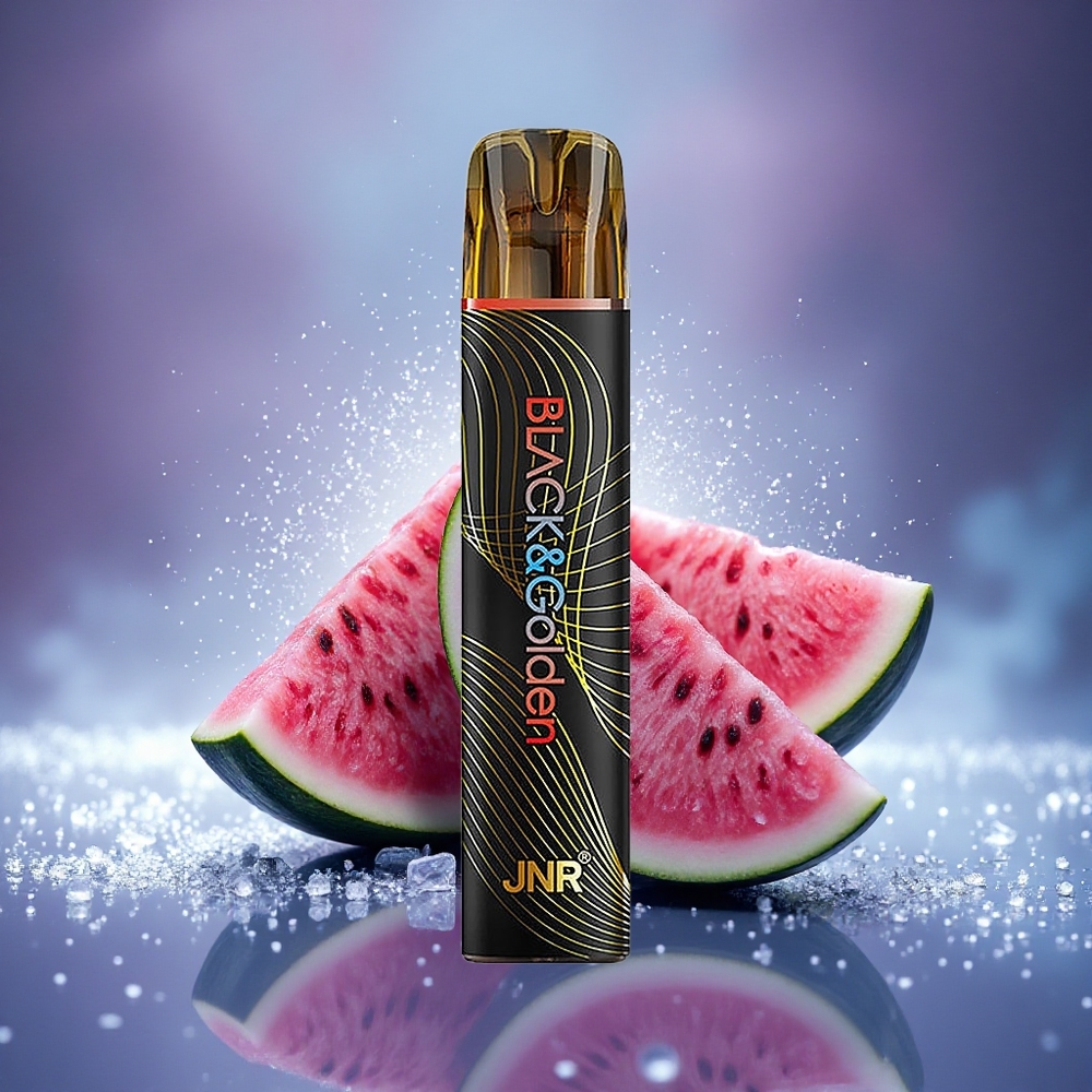 JNR Black&Golden 600+200 Glace à la Pastèque 800 Puffs 2ml 2%
