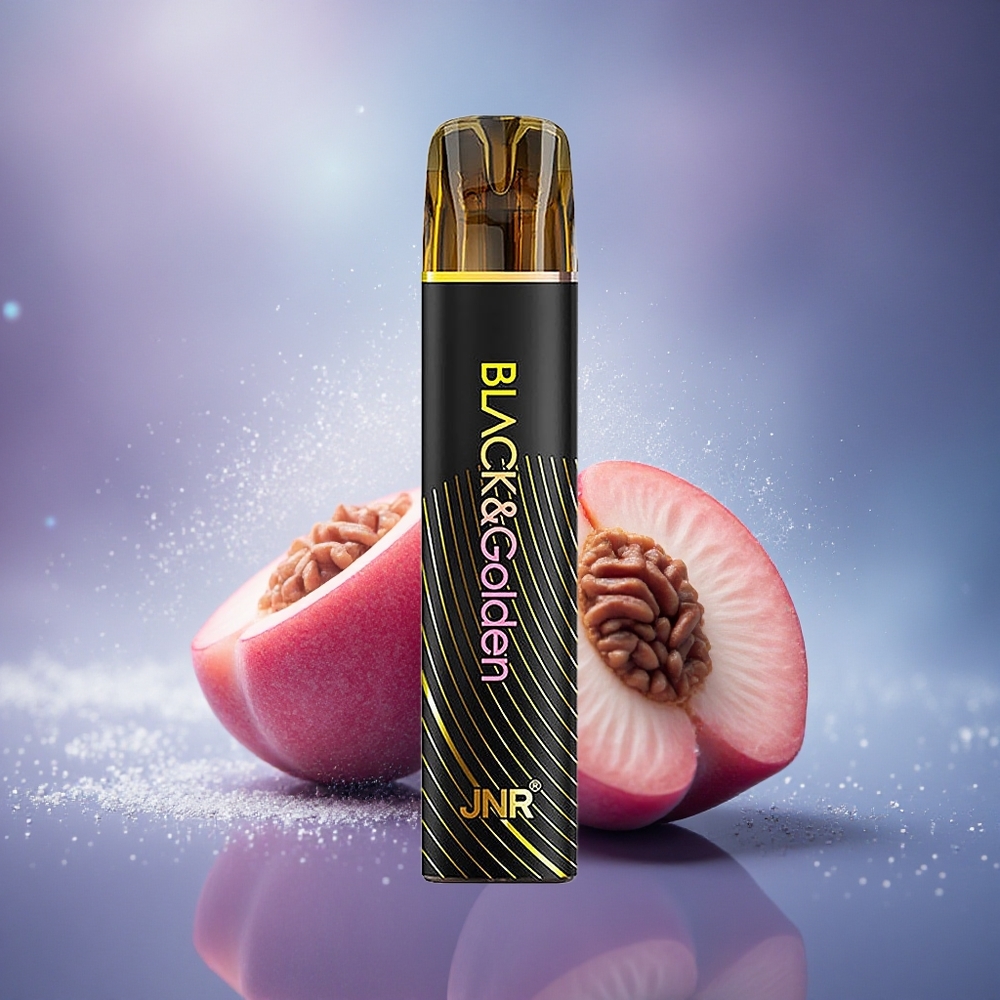 JNR Black&Golden 600+200 Pêche Mangue 800 Puffs 2ml 2%
