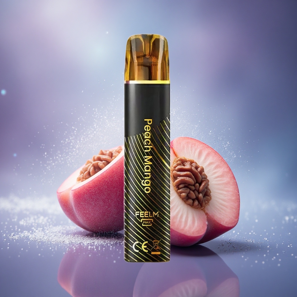 JNR Black&Golden 600+200 Pêche Mangue 800 Puffs 2ml 2%