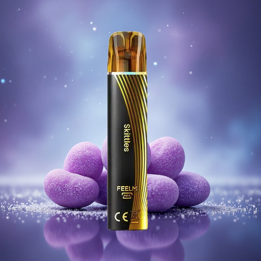 JNR Black&Golden 600+200 Skittles Noir & Doré 800 Puffs 550mAh TPD