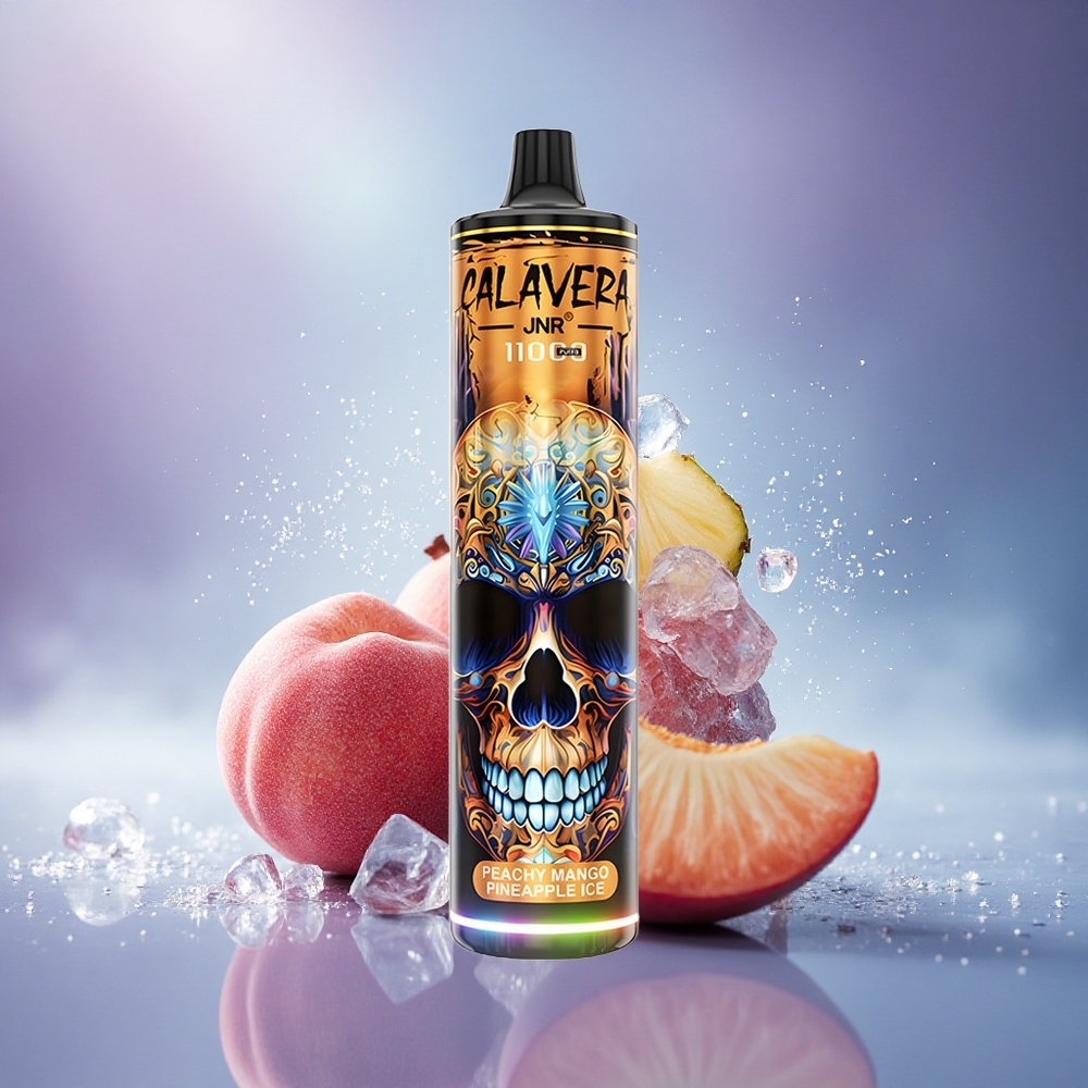 JNR Calavera 11000 Glace Pêche Mangue Ananas avec Port Type-C et 850 mAh