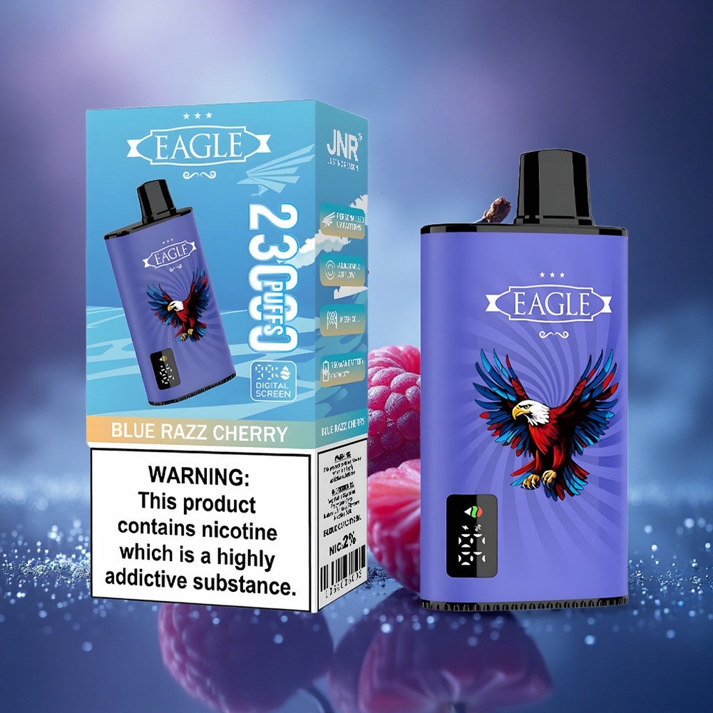 JNR EAGLE Smart 23000 Cerise Bleu Razz Écran Digital Bobine Mesh 1.0ohm