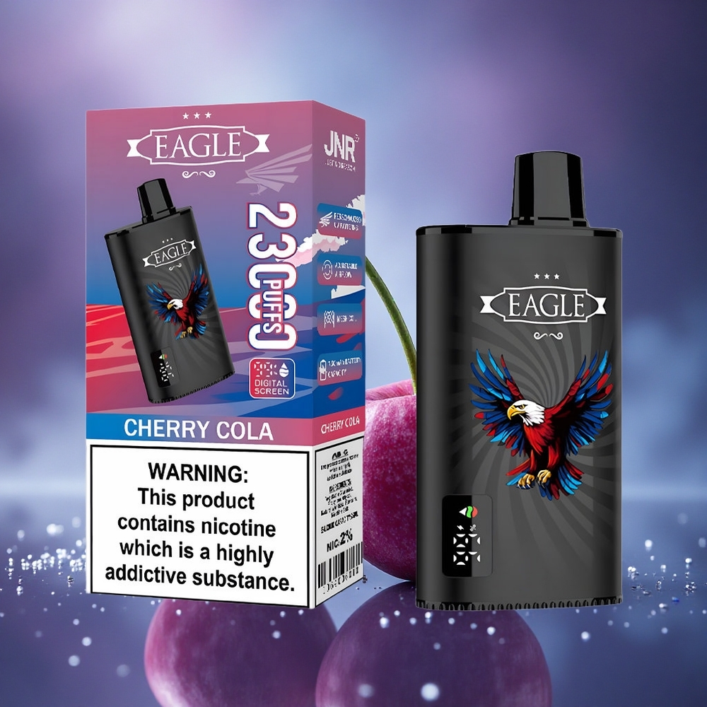 JNR EAGLE Smart 23000 Cola Cerise Écran Numérique Bobine Mesh 1.0ohm Airflow Réglable