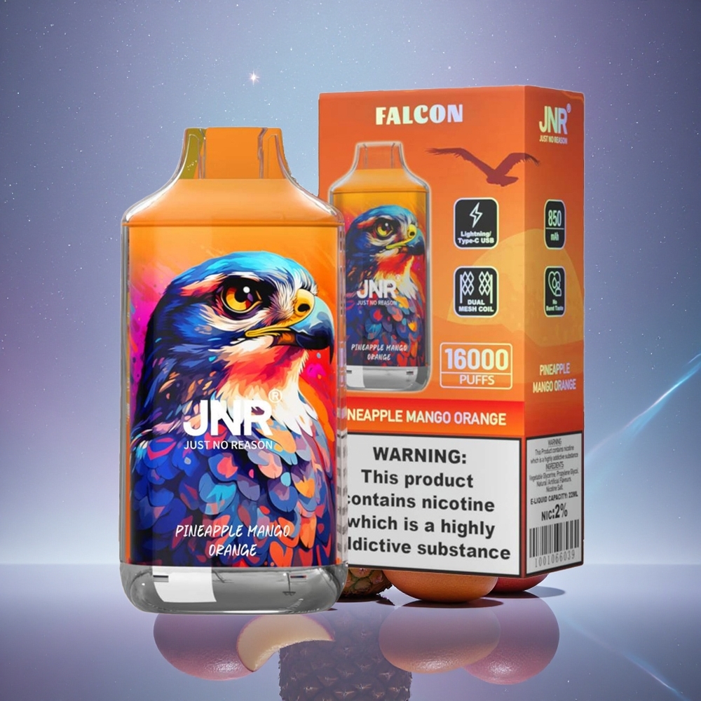 JNR Falcon 16000 Ananas Mangue Orange Dual Mesh 850mAh Type C
