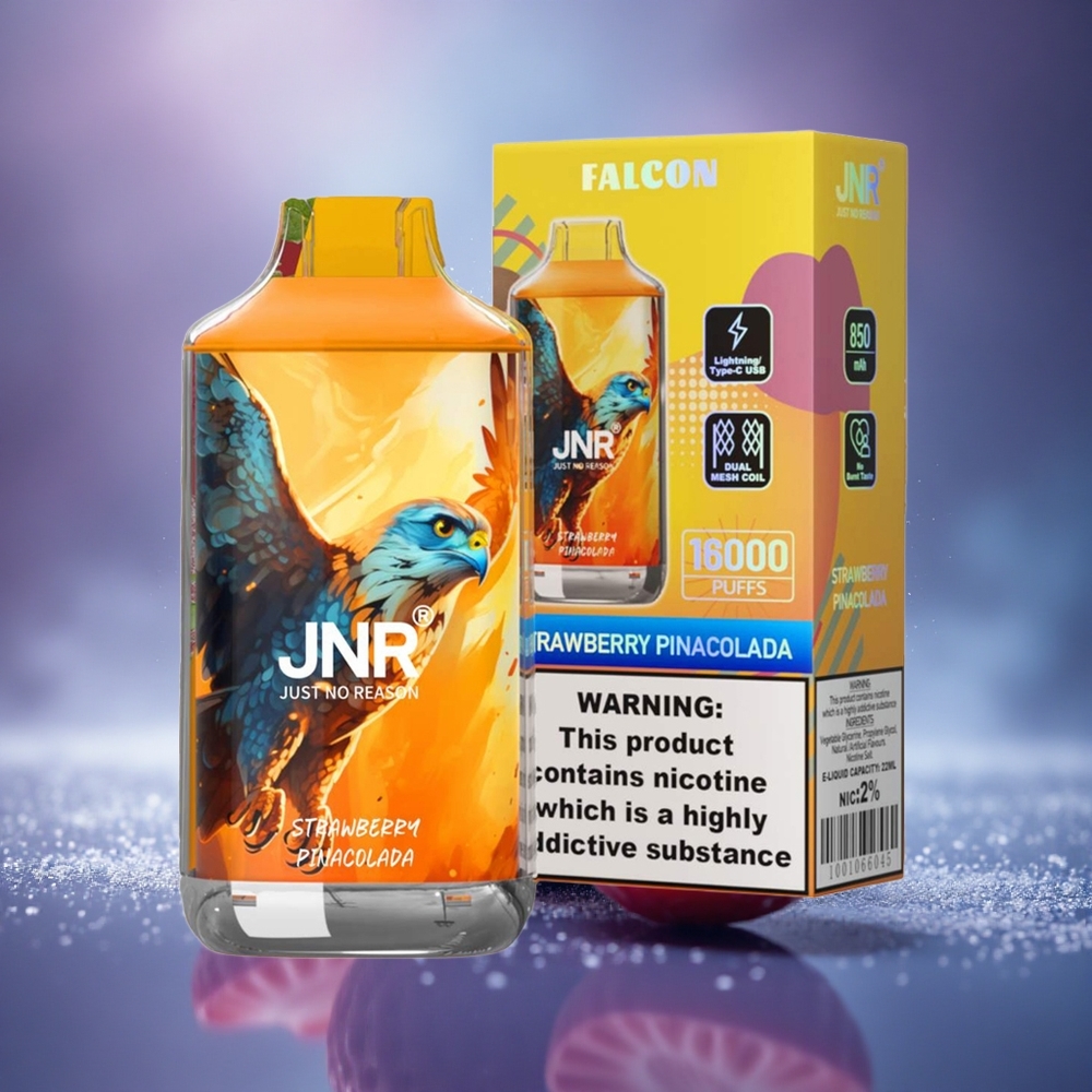 JNR Falcon 16000 Fraise Pina Colada Double Mesh 22ml