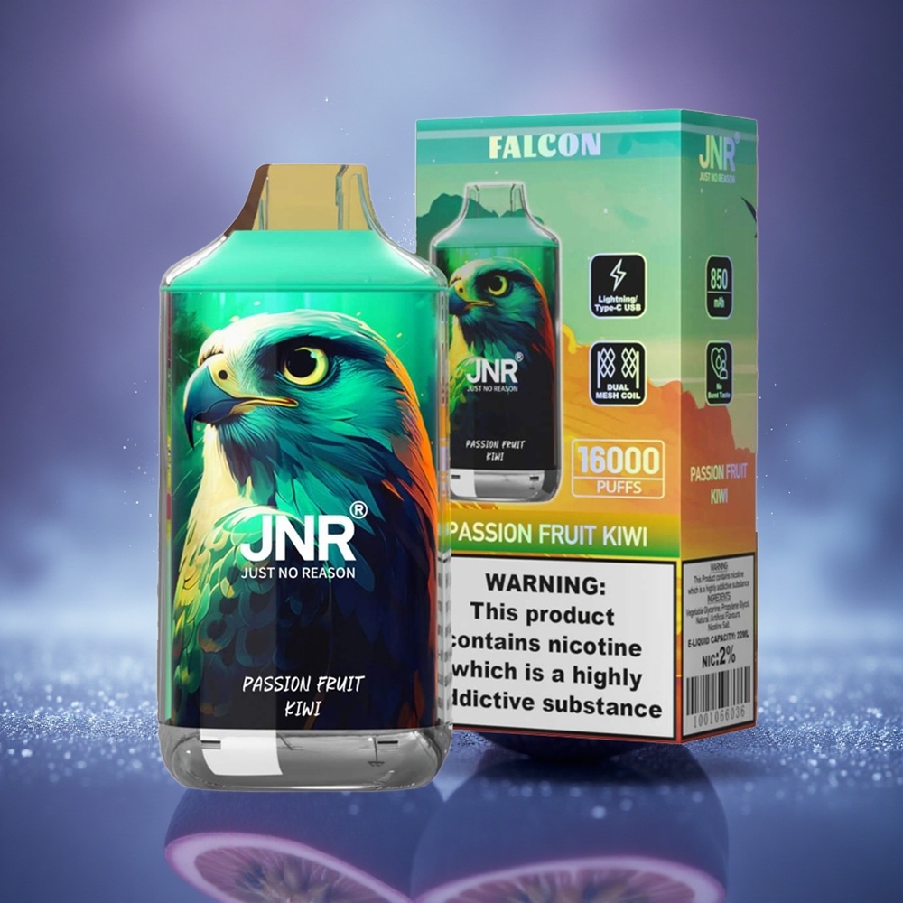 JNR Falcon 16000 Fruit de la Passion Kiwi 850 mAh 22ml Dual Mesh