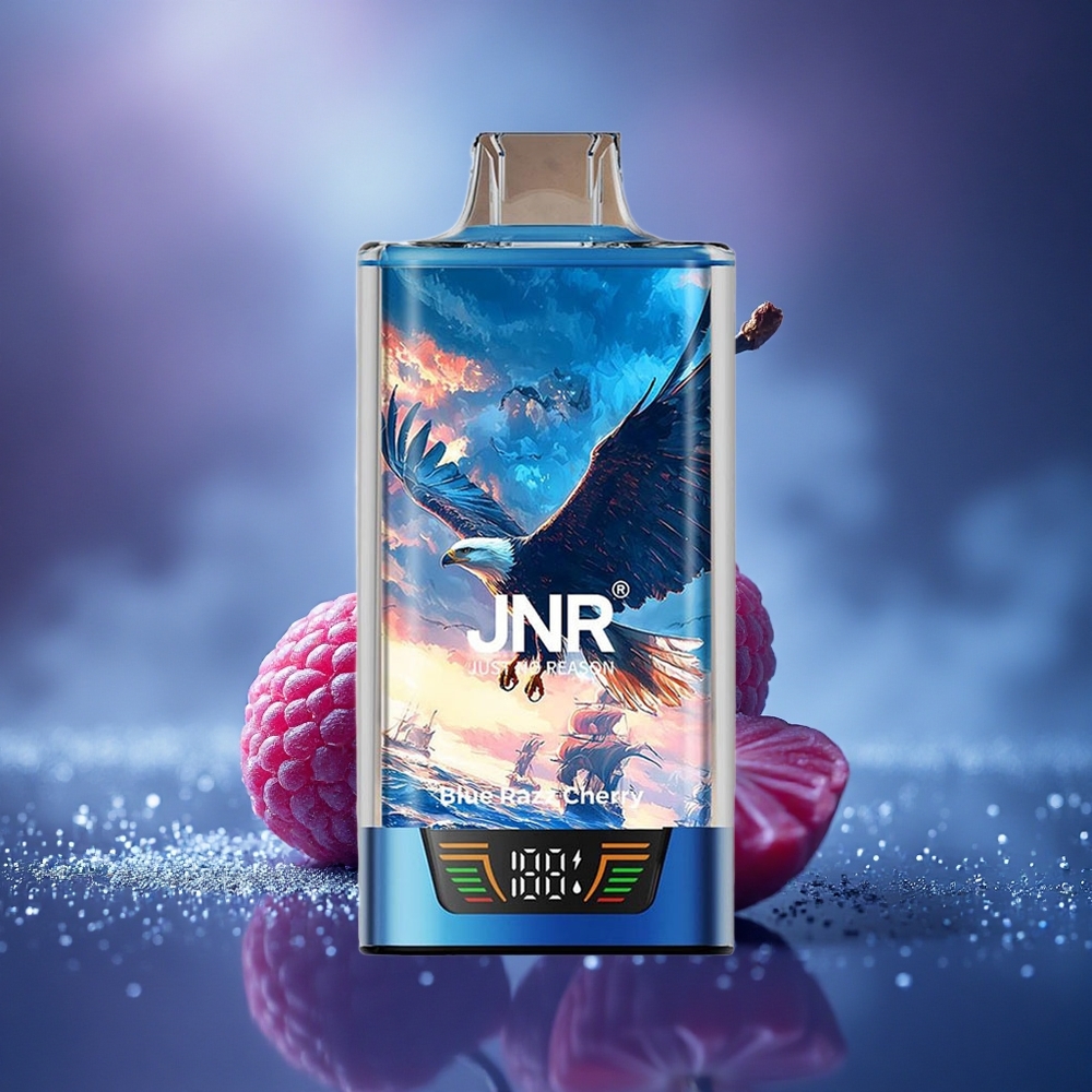 JNR Falcon Pro 28000 Cerise Framboise Bleue 30ml Dual Mesh USB-C