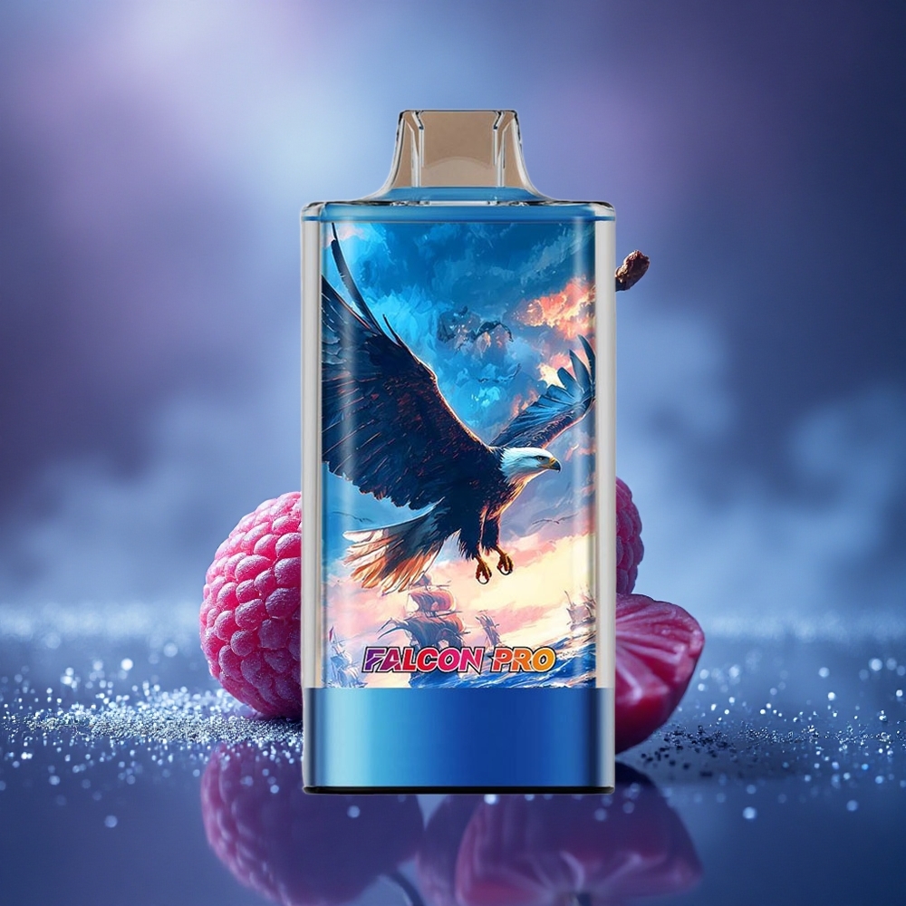 JNR Falcon Pro 28000 Cerise Framboise Bleue 30ml Dual Mesh USB-C
