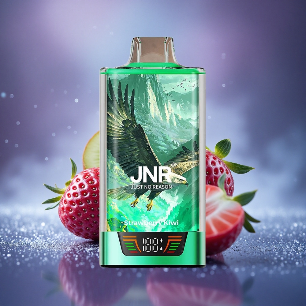 JNR Falcon Pro 28000 Fraise Kiwi 30ml Dual Mesh USB-C