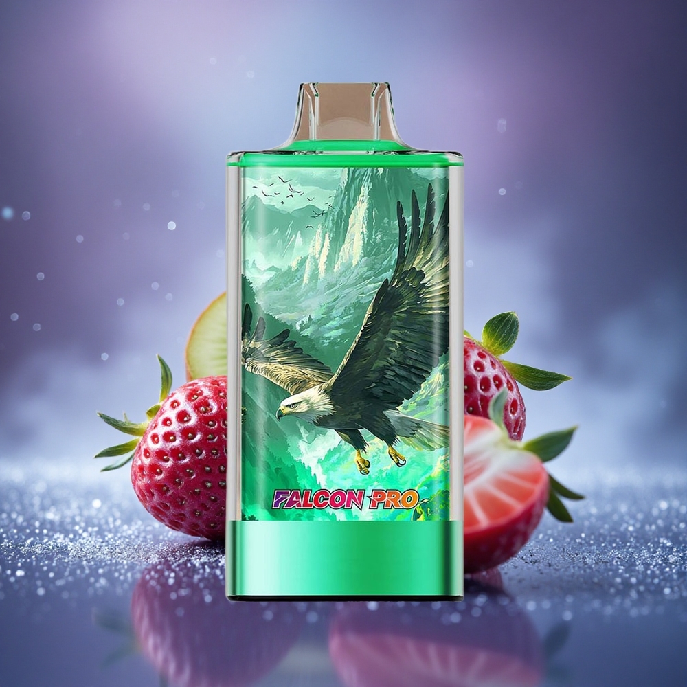 JNR Falcon Pro 28000 Fraise Kiwi 30ml Dual Mesh USB-C