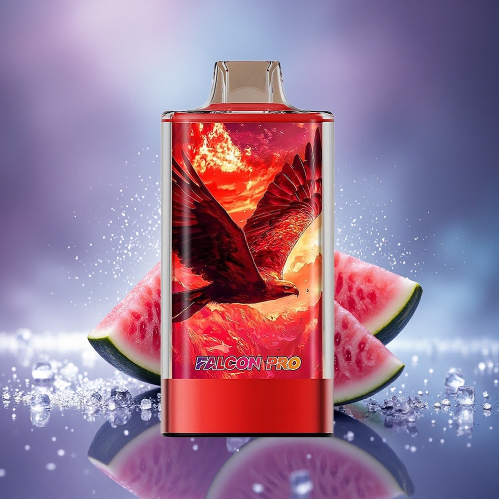 JNR Falcon Pro 28000 Fraise Pastèque Glacée avec Dual Mesh et USB Type-C