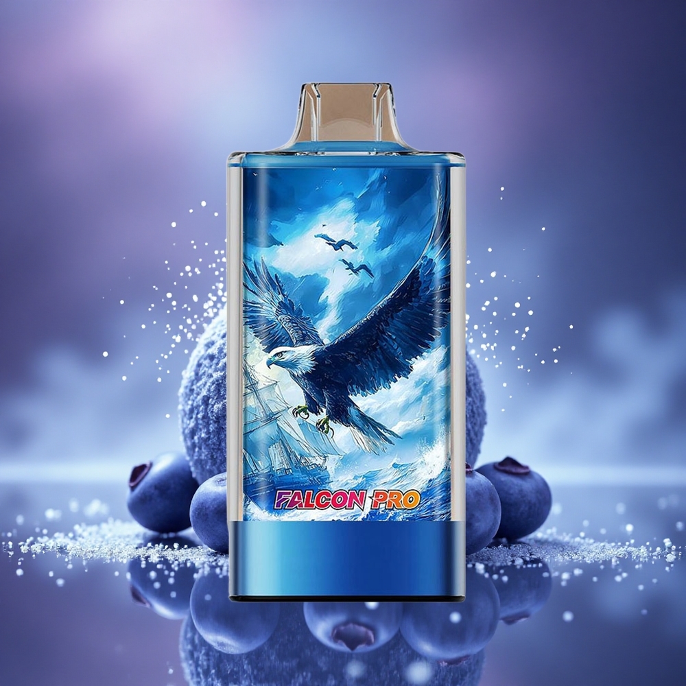 JNR Falcon Pro 28000 Glace Myrtille 28000 Puffs Dual Mesh