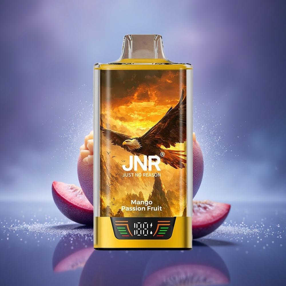 JNR Falcon Pro 28000 Mangue Fruit de la Passion 30ml Dual Mesh 5% Nicotine