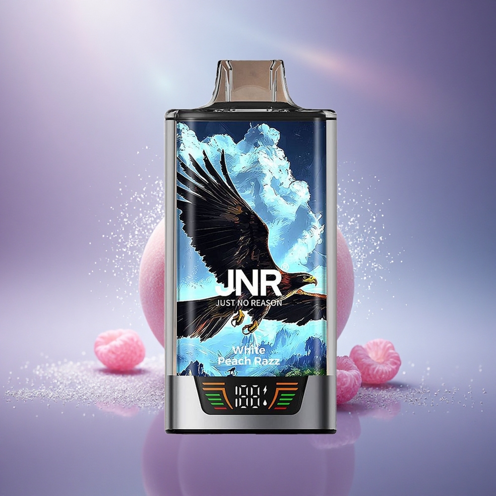 JNR Falcon Pro 28000 Pêche Blanche Framboise avec 30ml et 950mAh