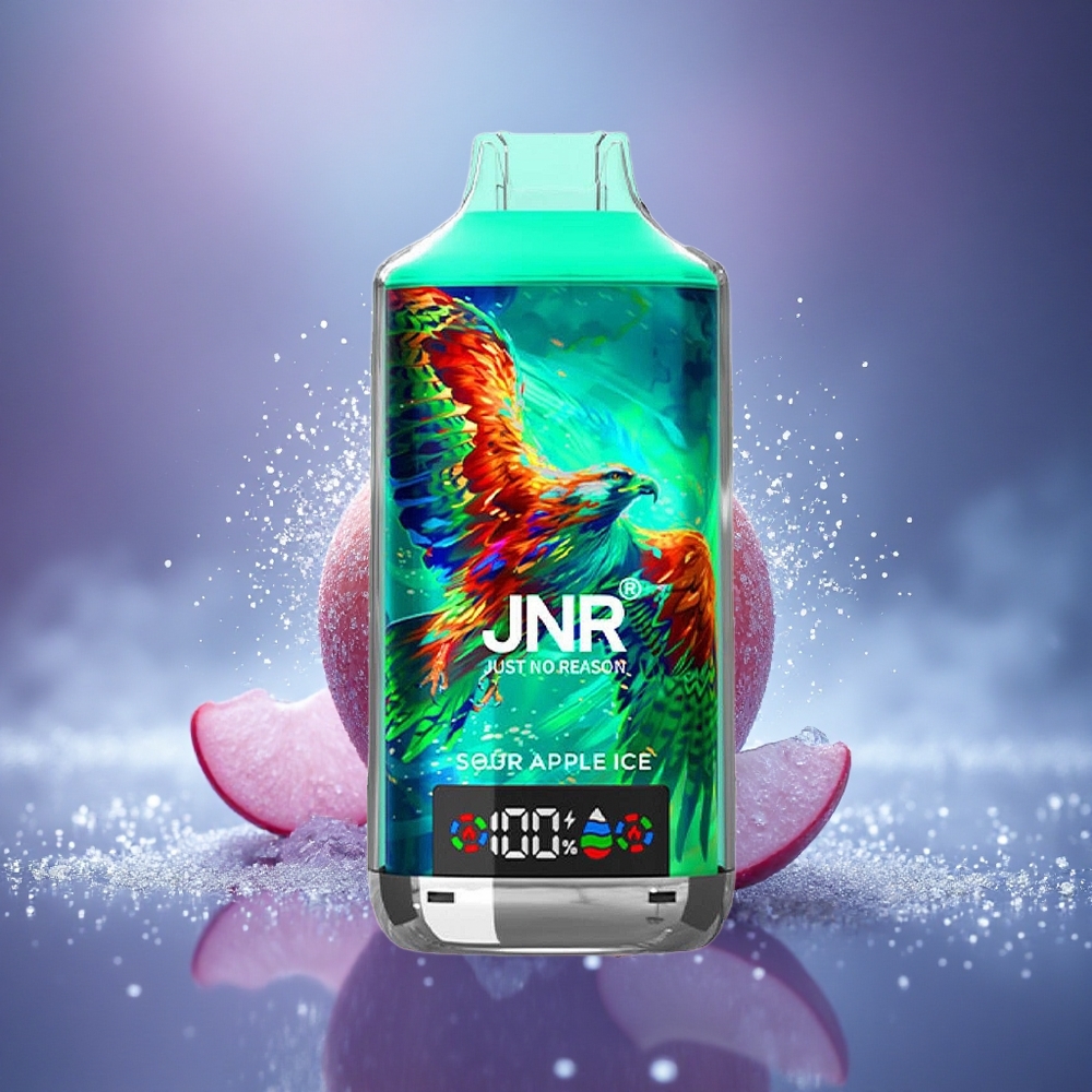 JNR Falcon X 18000 Pomme Acidulée Glace 18000 Puffs 24ml Dual Mesh