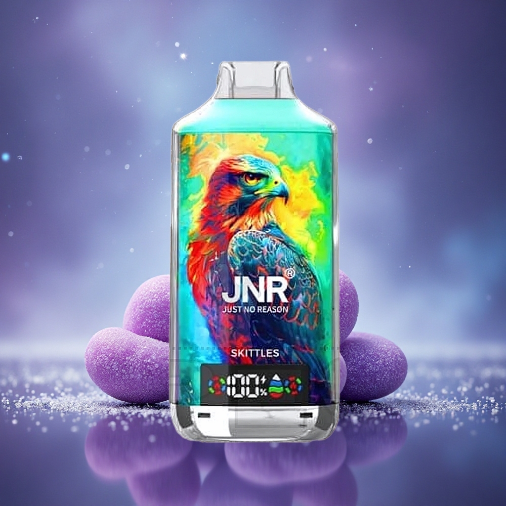 JNR Falcon X 18000 Skittles Électronique Double Mesh 24ml 750mAh Charge Rapide Type-C