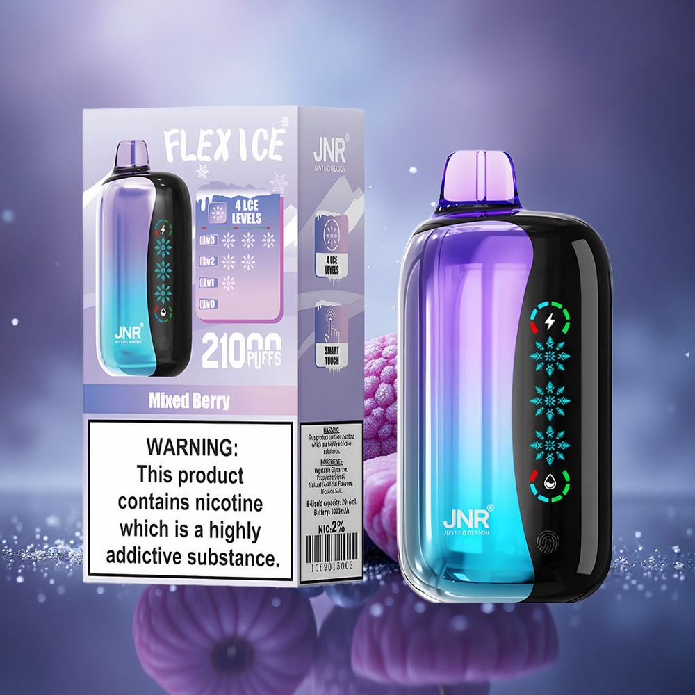 JNR Flex Ice 21000 Baie Mixte Glacée Réglable avec Dual Mesh et Airflow Personnalisable