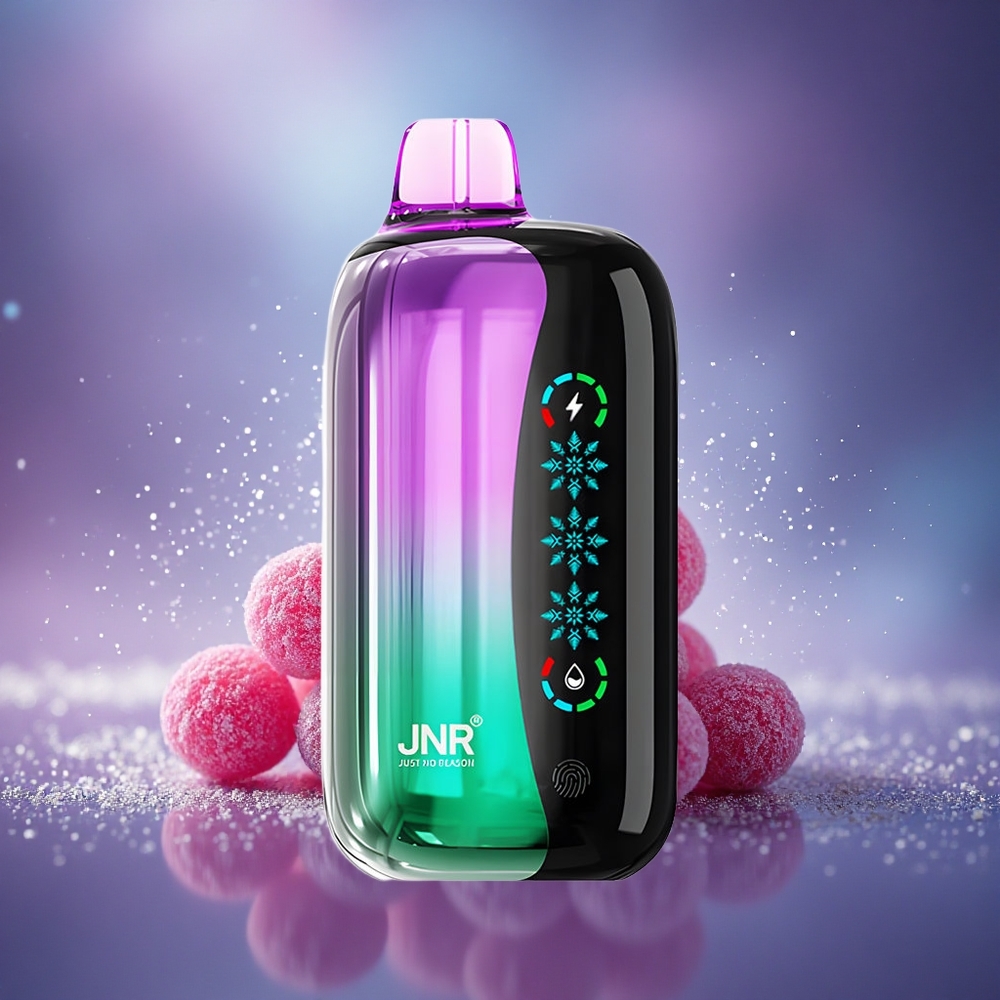 JNR Flex Ice 21000 Bonbons Gélifiés Cerise Acidulée avec Ajustement Glacial et Écran Tactile