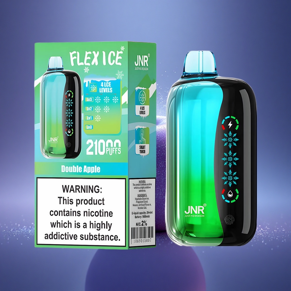 JNR Flex Ice 21000 Double Pomme Glace Réglable Dual Mesh 26ml