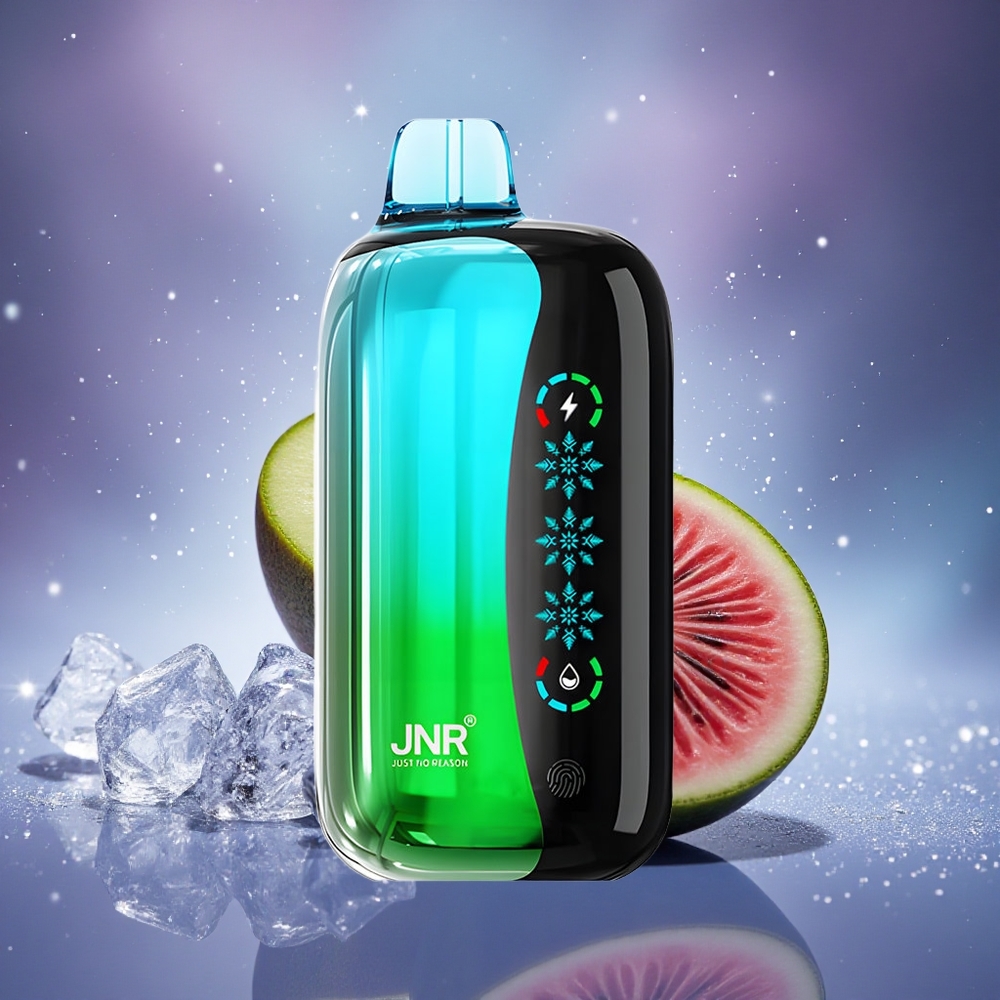 JNR Flex Ice 21000 Glace Kiwi Pastèque avec Ice Adjustable et Dual Mesh