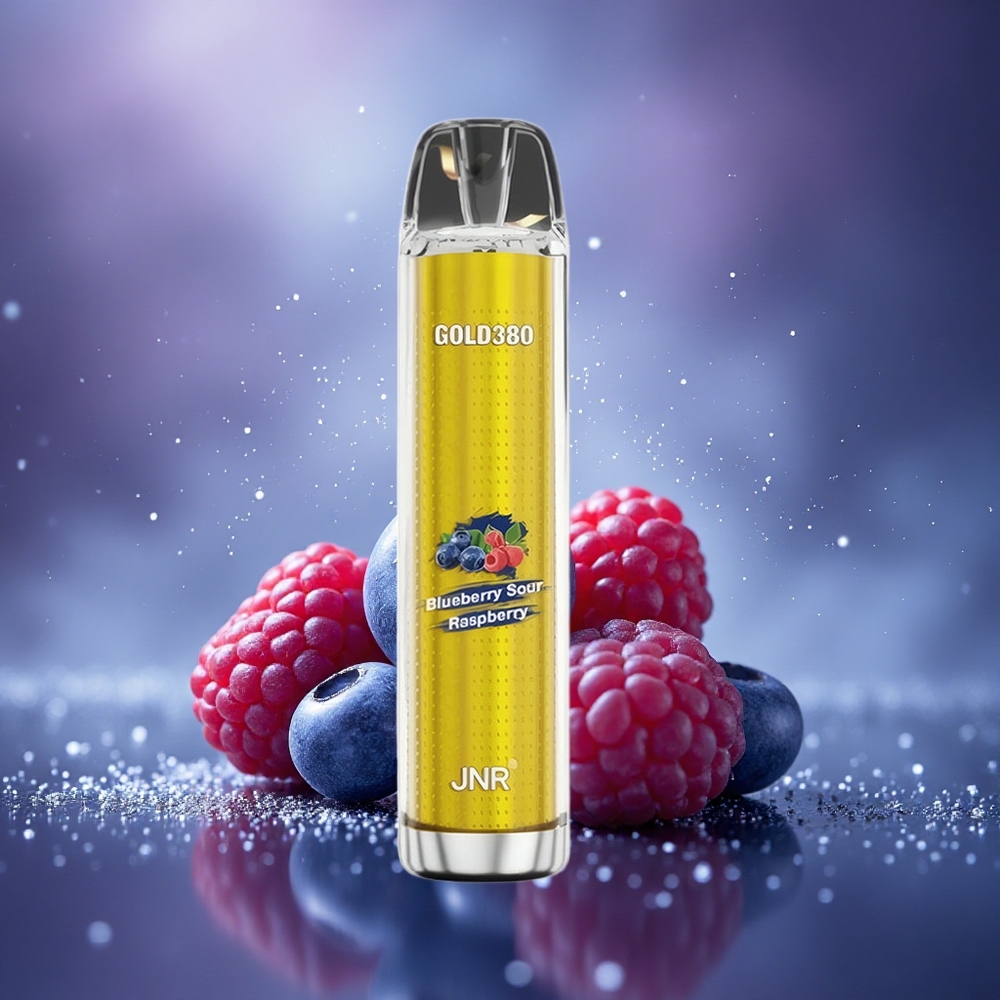 JNR Gold380 6000 Framboise Acidulée Myrtille 1500mAh 13ml 1.0ohm