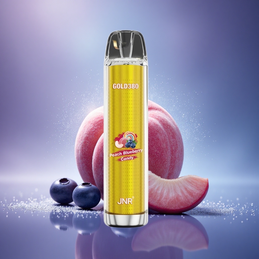 JNR Gold380 6000 Pêche Myrtille 1500mAh 1.0ohm Mesh