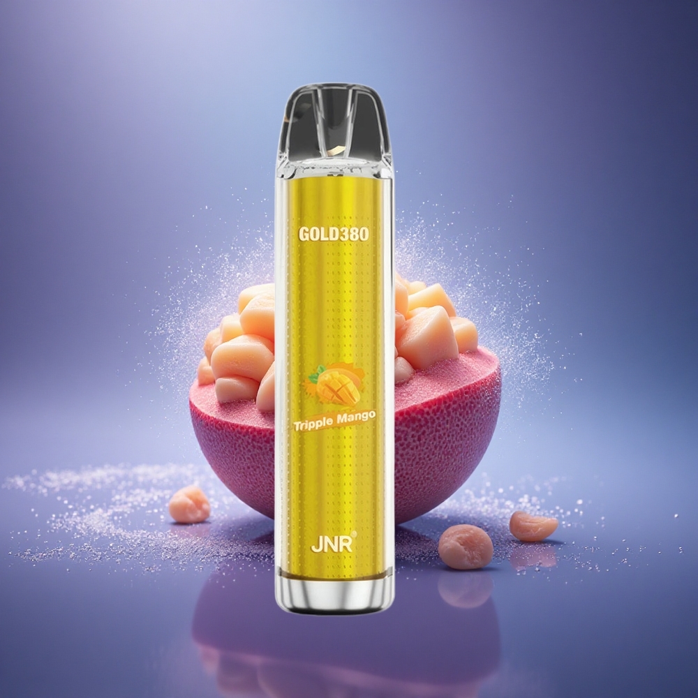 JNR Gold380 6000 Triple Mangue 6000 Puffs 1500mAh 1.0ohm
