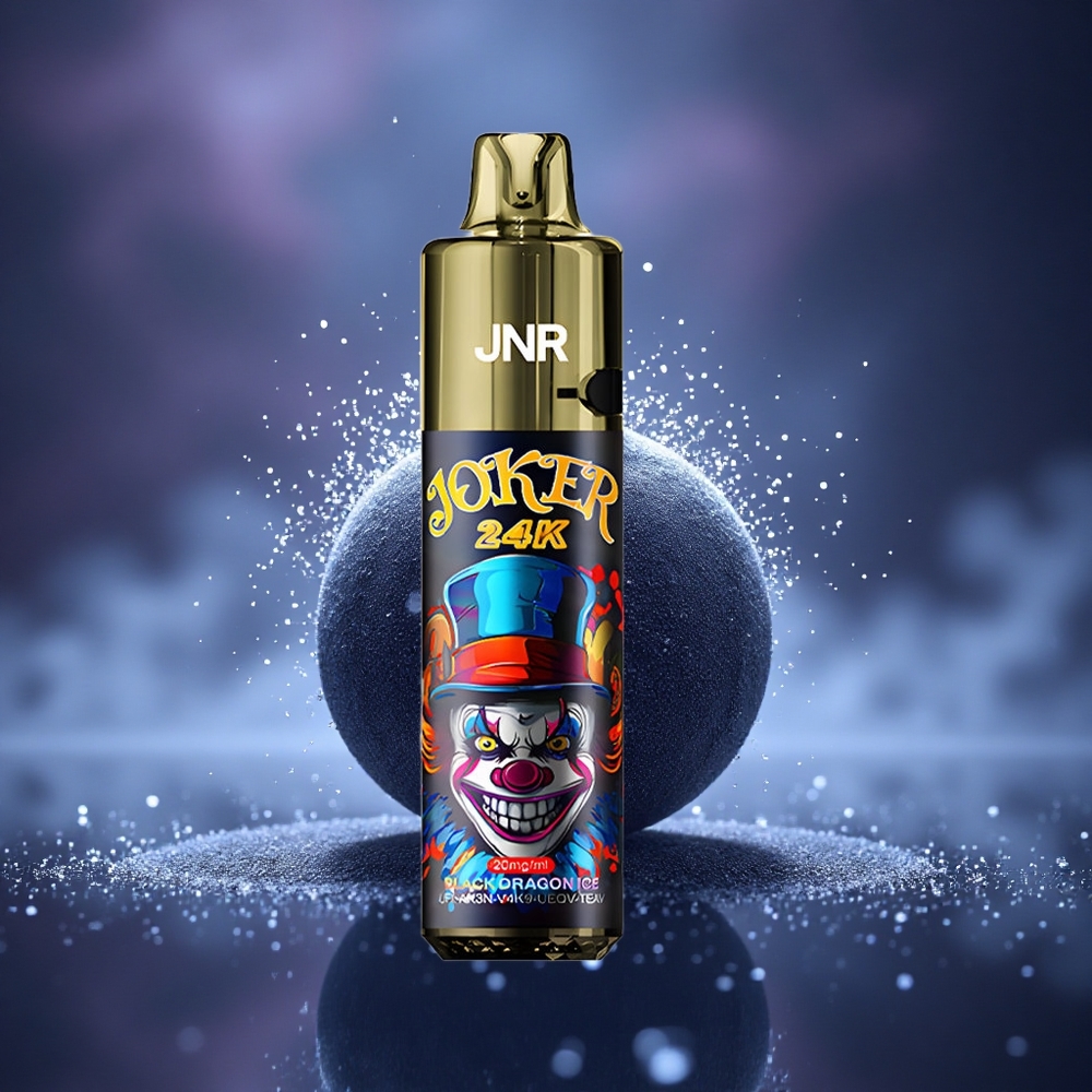 JNR Joker 24K Dragon Noir Glace - 10ml Rechargeable - Lumière Respirante
