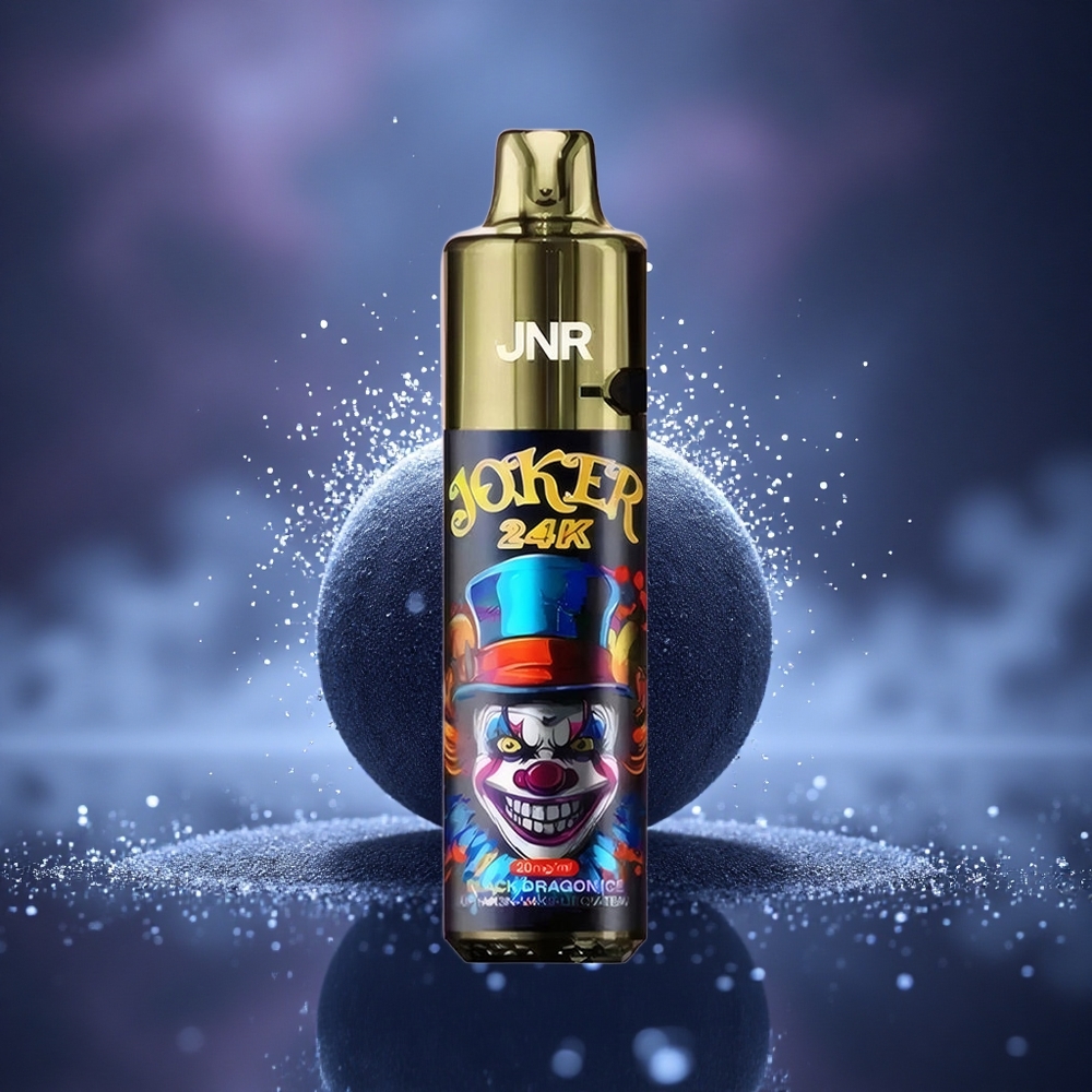 JNR Joker 24K Dragon Noir Glace - 10ml Rechargeable - Lumière Respirante