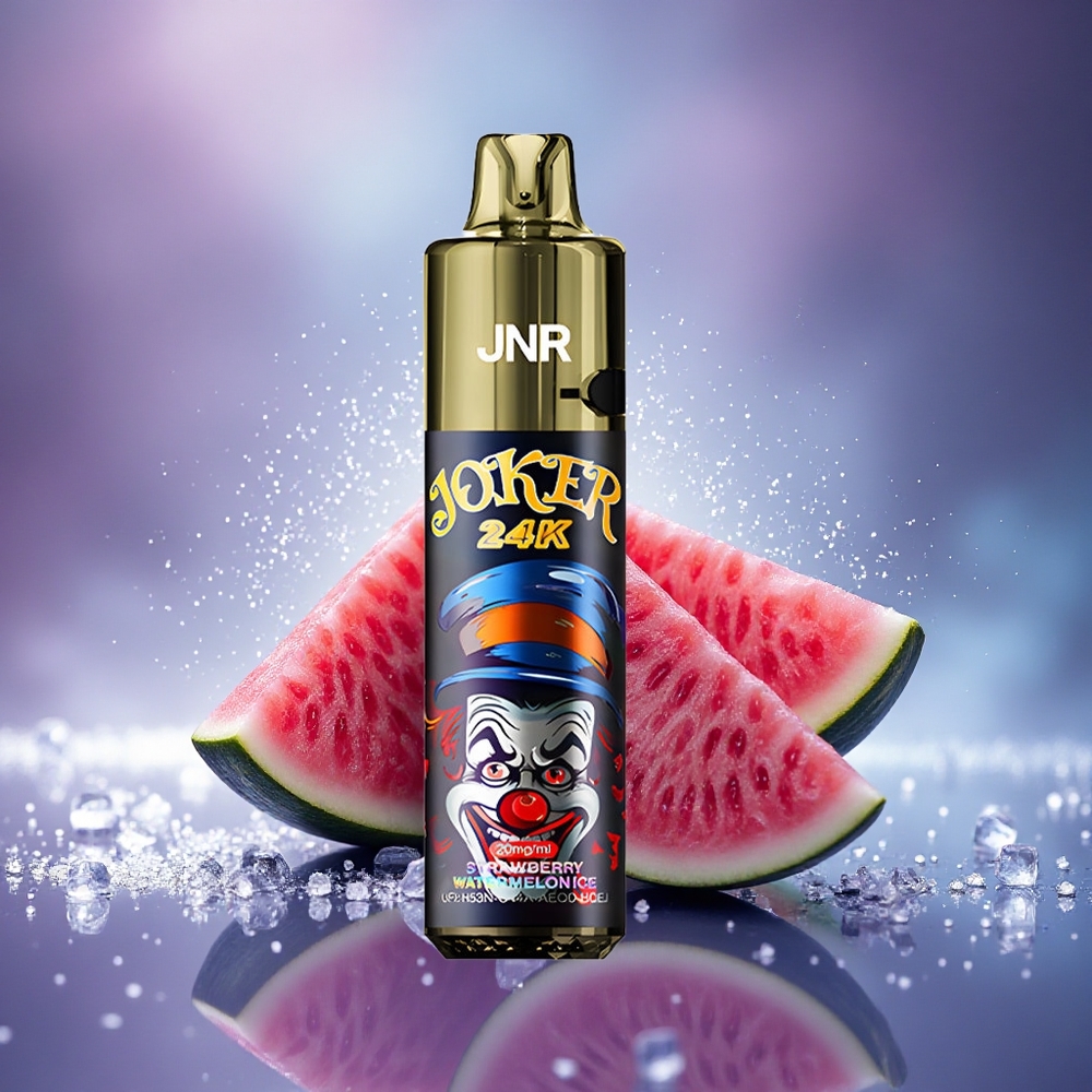 JNR Joker 24K Fraise Pastèque Glace avec Recharge Latérale et Batterie 800mAh