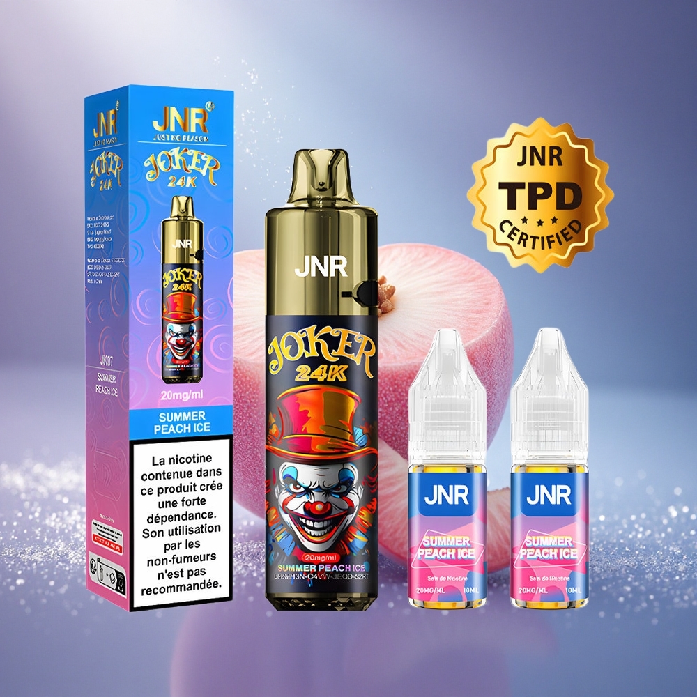 JNR Joker 24K Glace Pêche d\'Été avec Recharge et Batterie 800mAh