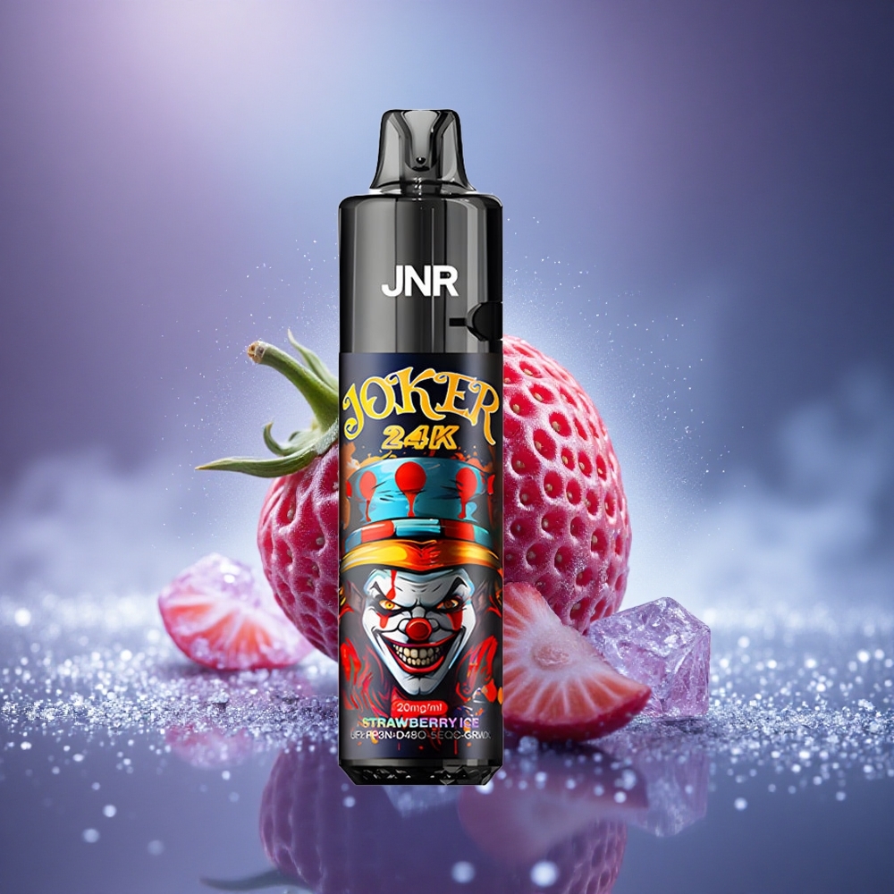 JNR Joker 24K Glace à la Fraise Refillable Lumière Respiration Colorée
