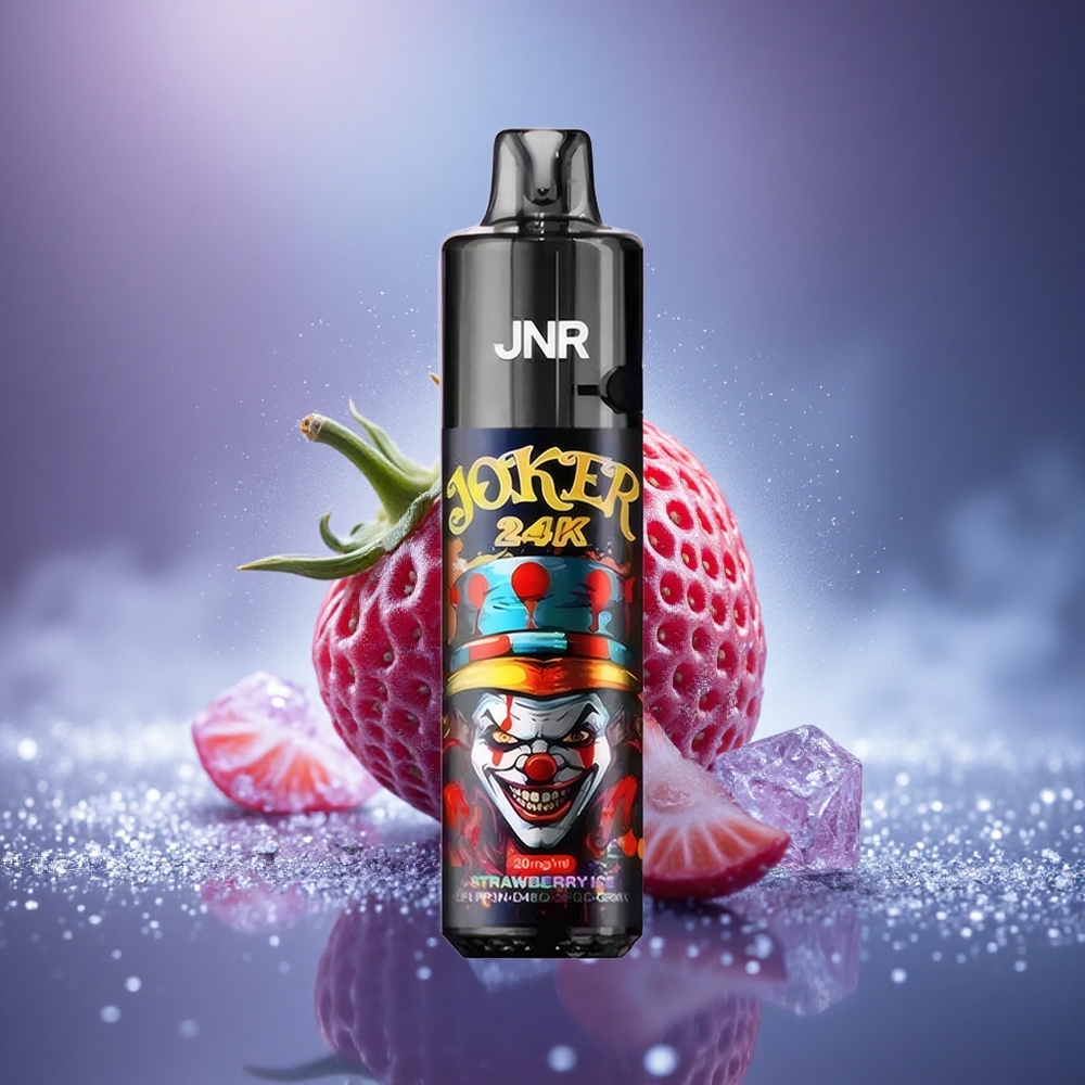 JNR Joker 24K Glace à la Fraise Refillable Lumière Respiration Colorée