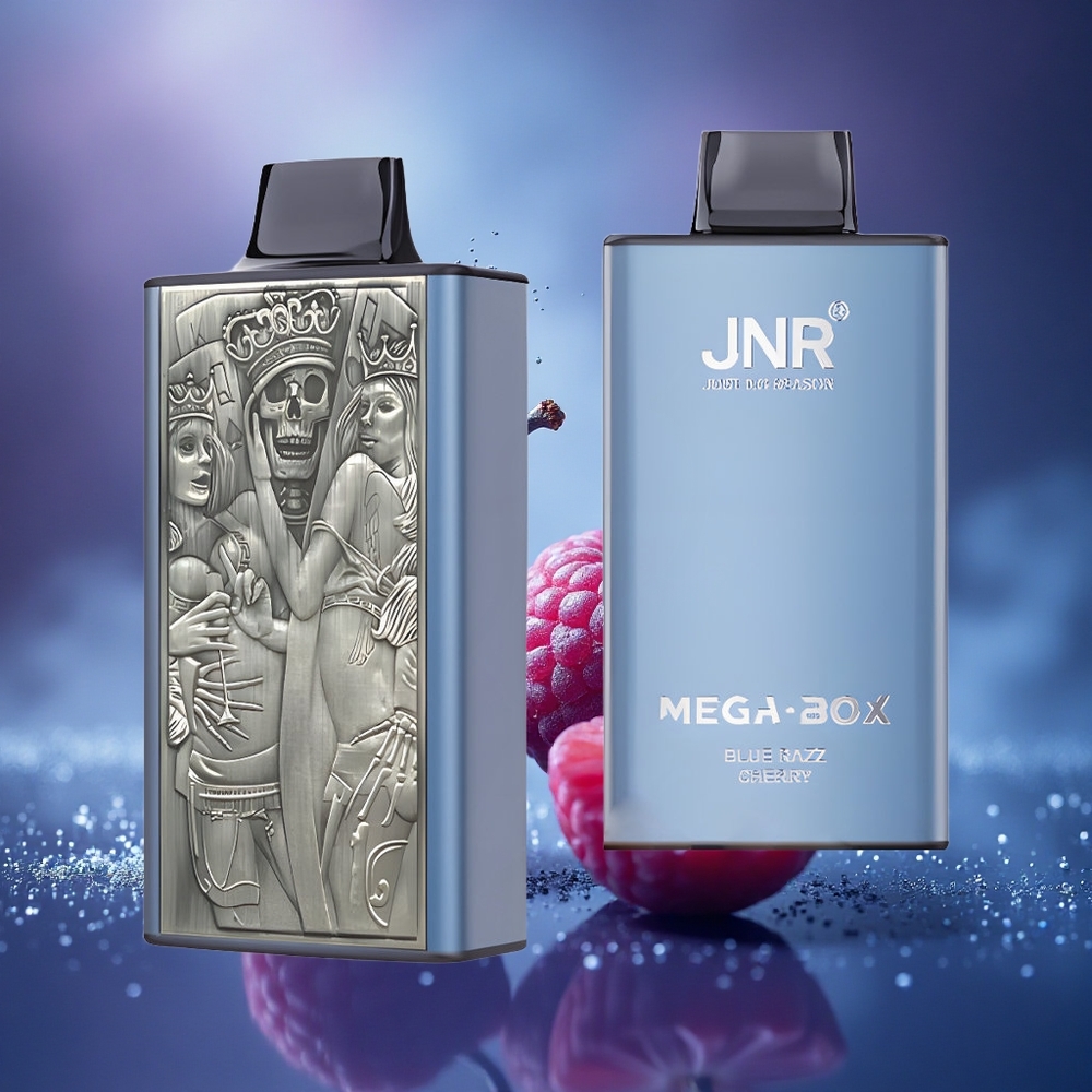 JNR Mega Box 25000 Cerise Bleue Dual Mesh Charge Rapide Type-C