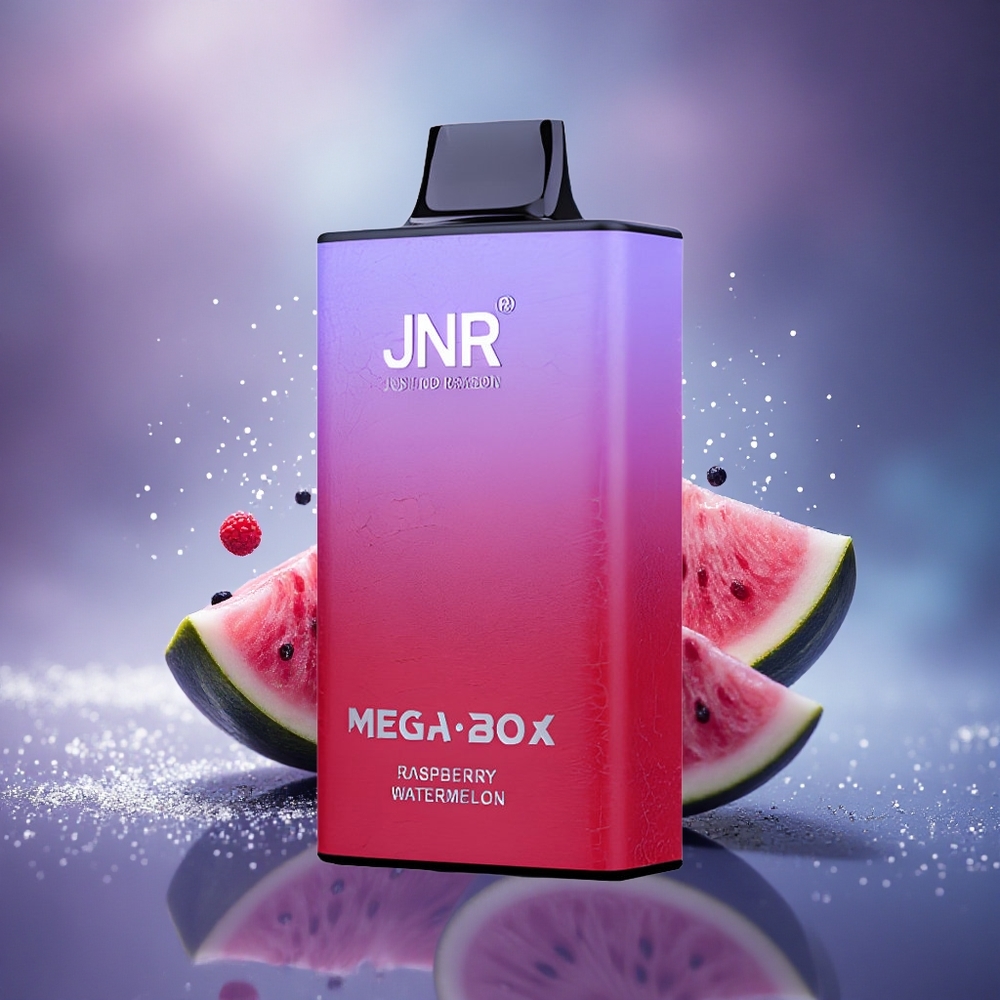 JNR Mega Box 25000 Framboise Pastèque Dual Mesh Coil 30ml