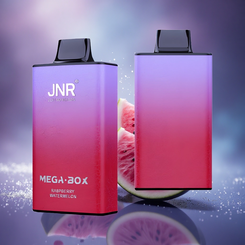 JNR Mega Box 25000 Framboise Pastèque Dual Mesh Coil 30ml