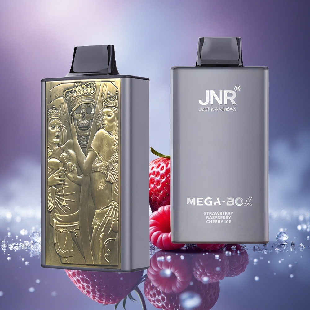 JNR Mega Box 25000 Glace Fraise Framboise Cerise 30ml Dual Mesh