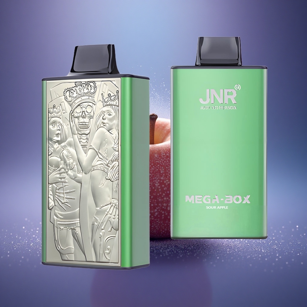 JNR Mega Box 25000 Pomme Acidulée Dual Mesh Charge Rapide Type-C