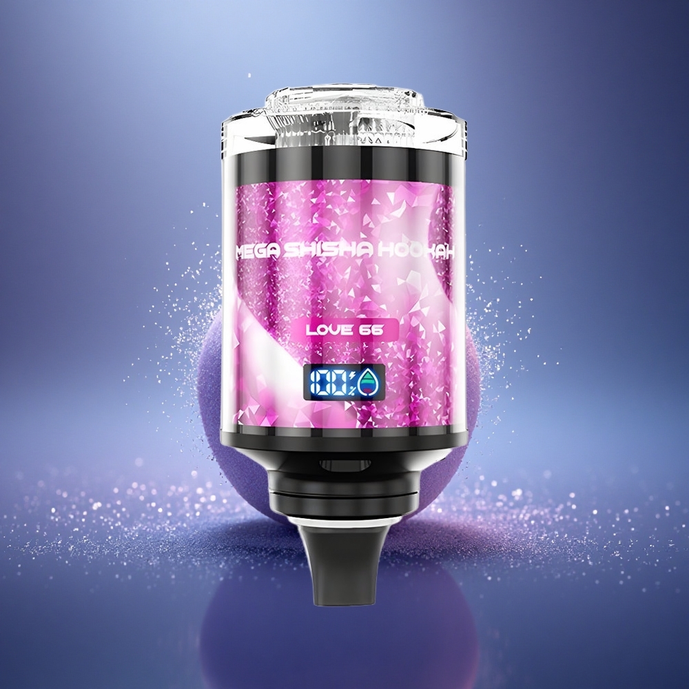 JNR Mega Shisha Hookah 100K Amour 66 - 60ml Écran Intelligent Batterie 2200mAh