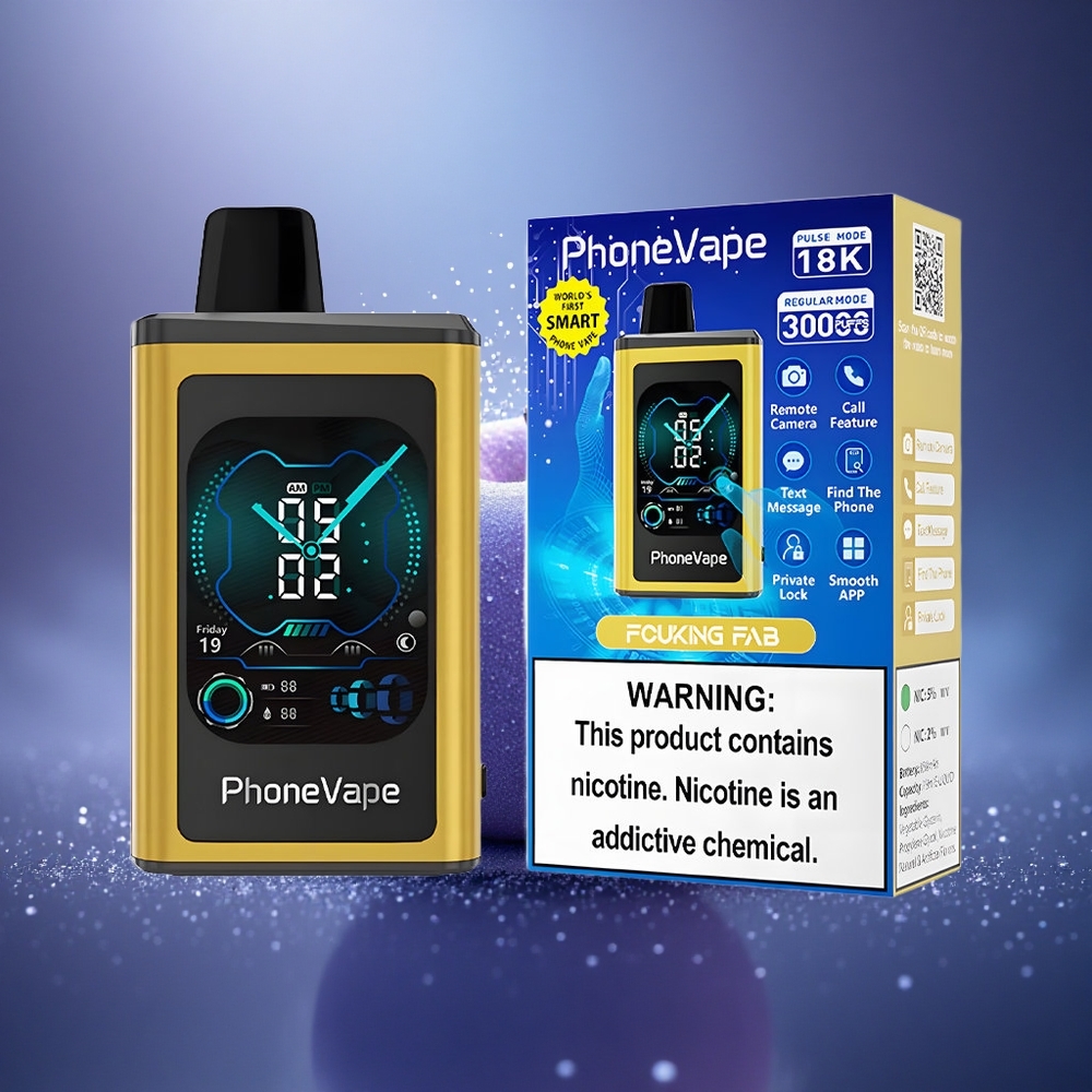 JNR PhoneVape 30000 Putain de Fab avec Turbo et App Contrôlé