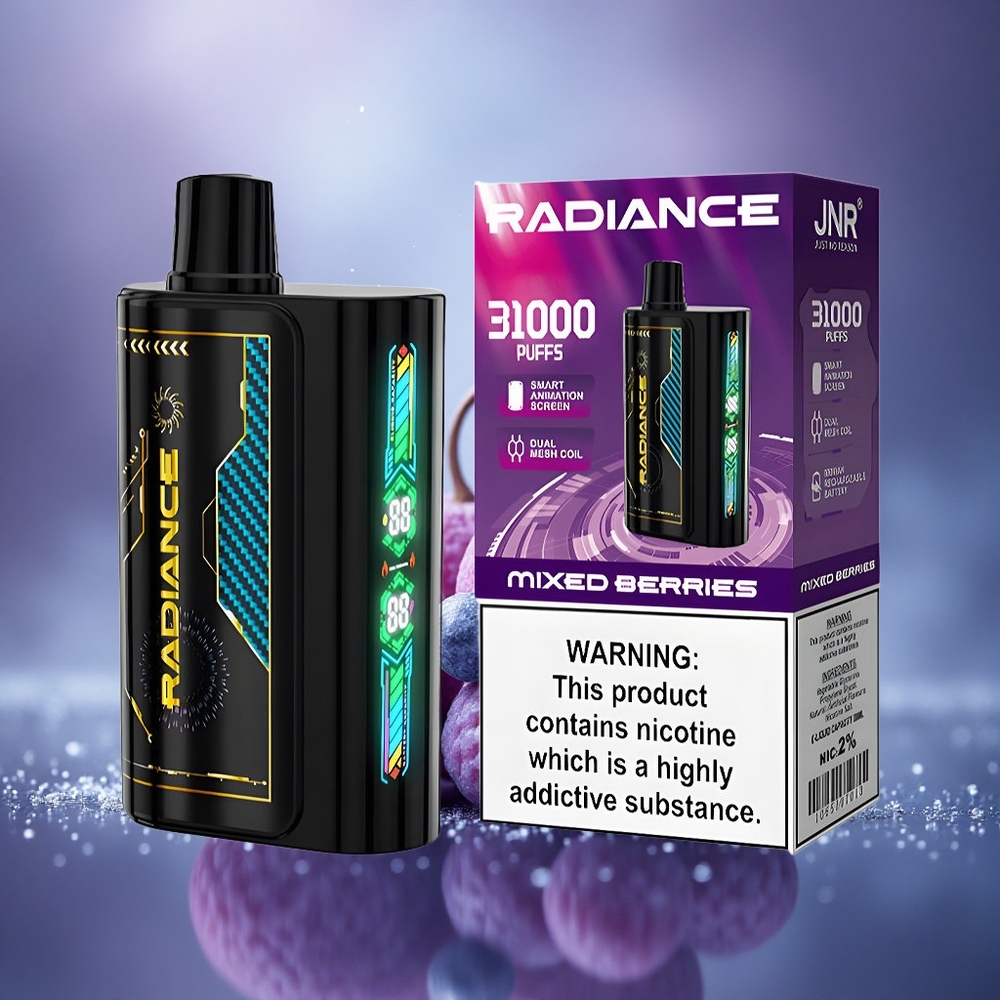 JNR Radiance 31000 Baies Mixtes Éclat 28ml Dual Mesh