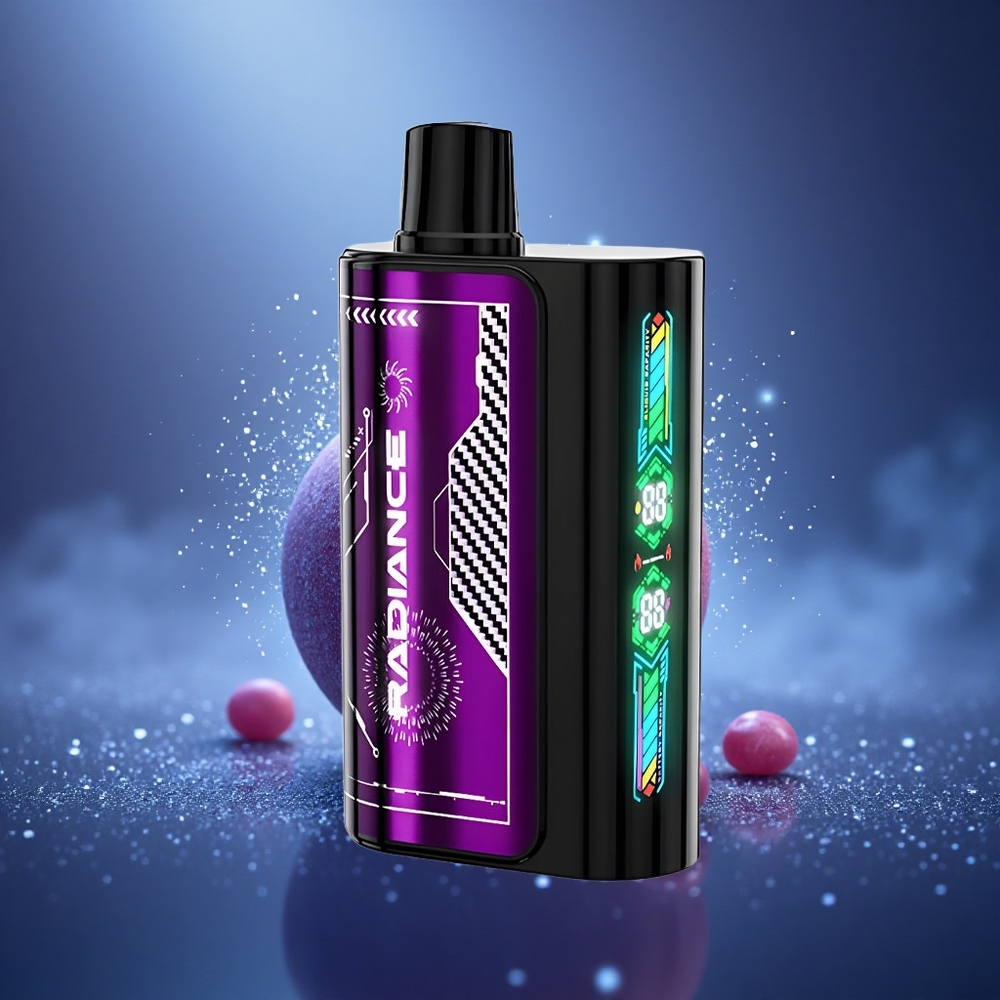 JNR Radiance 31000 Cerise Bleu Razz Dual Mesh Écran Animé