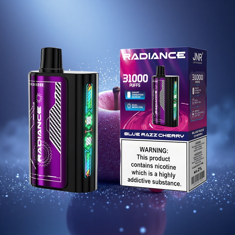 JNR Radiance 31000 Cerise Bleu Razz Dual Mesh Écran Animé