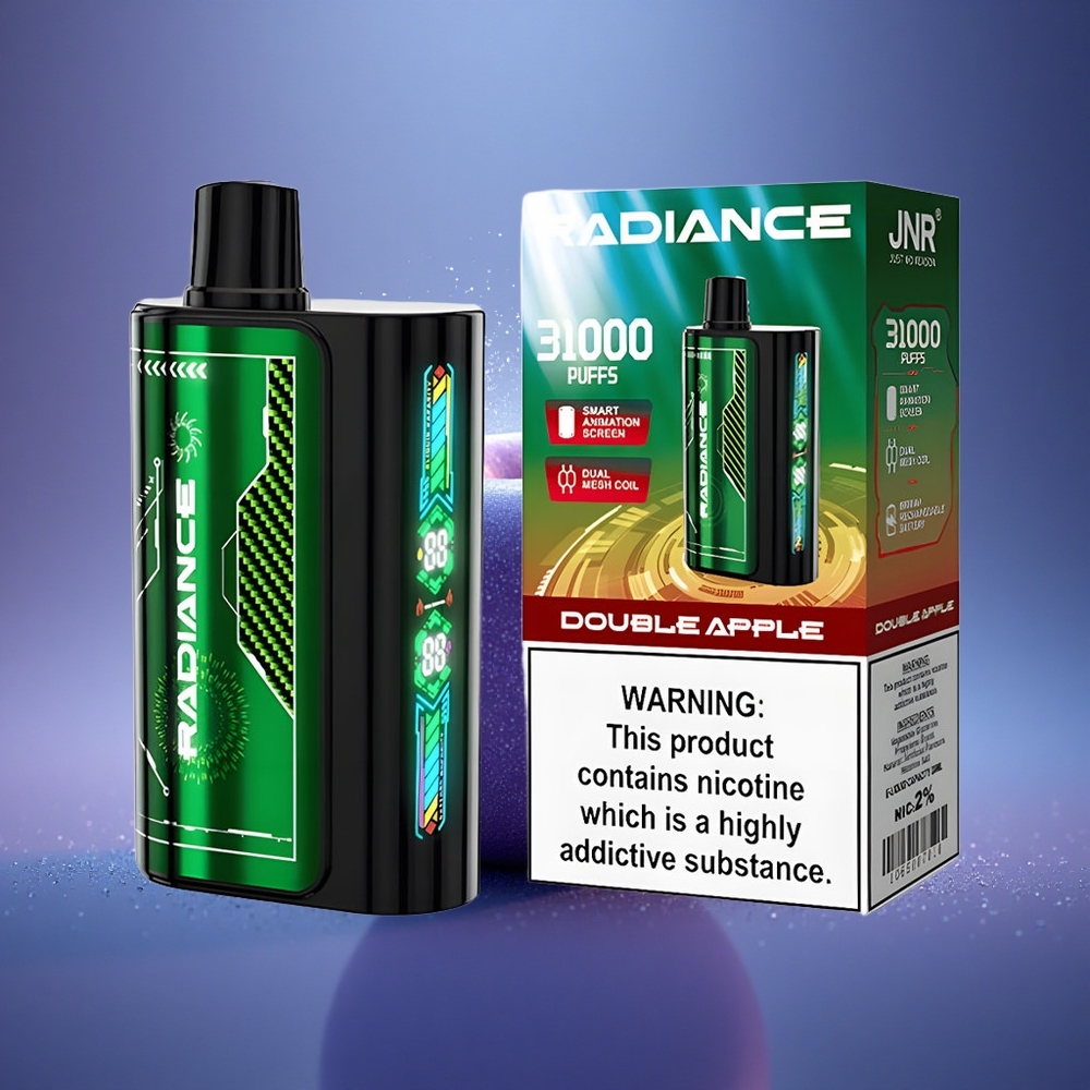 JNR Radiance 31000 Double Pomme Écran Animé Intelligent 28ml
