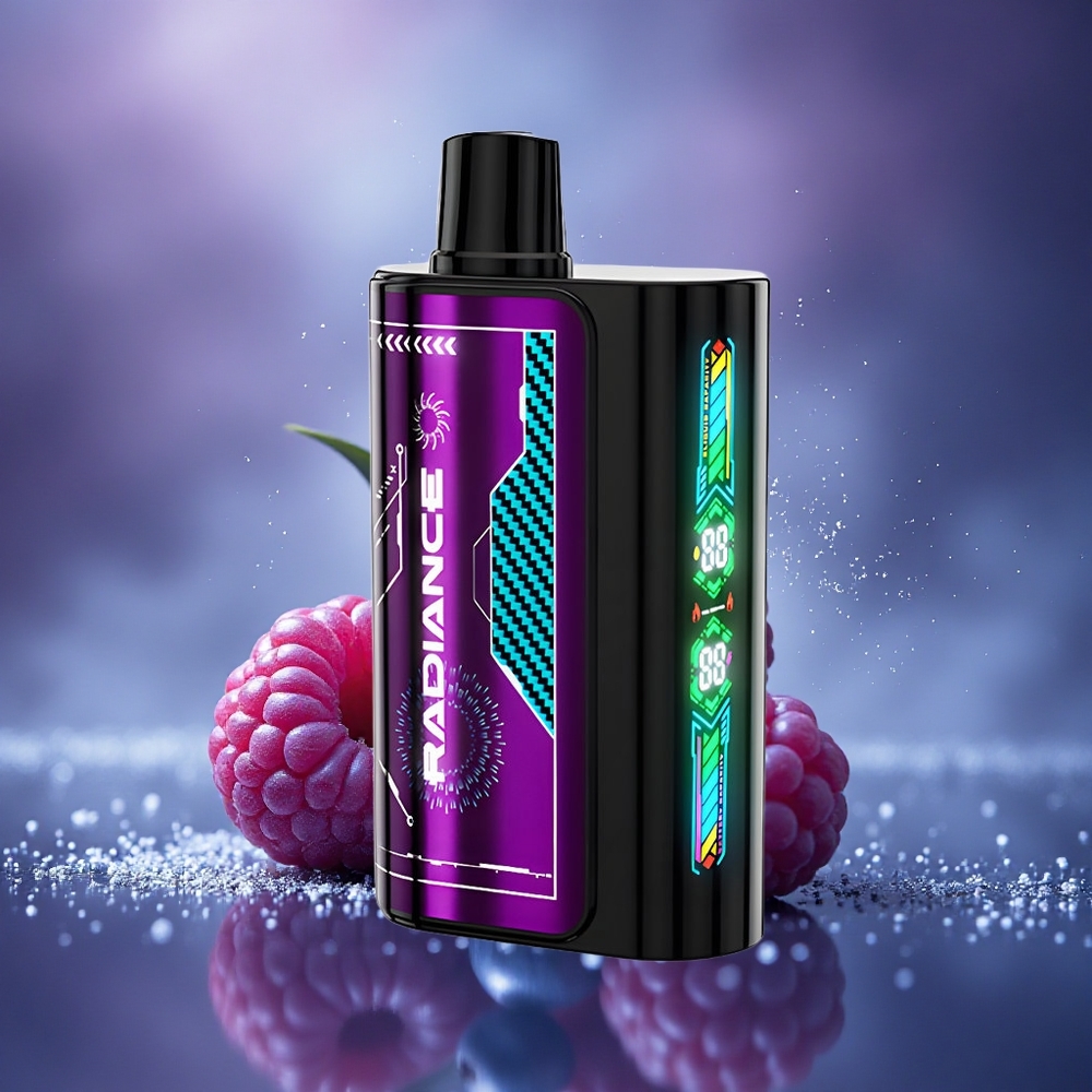 JNR Radiance 31000 Framboise Acidulée Myrtille à Double Mesh et Écran Animé
