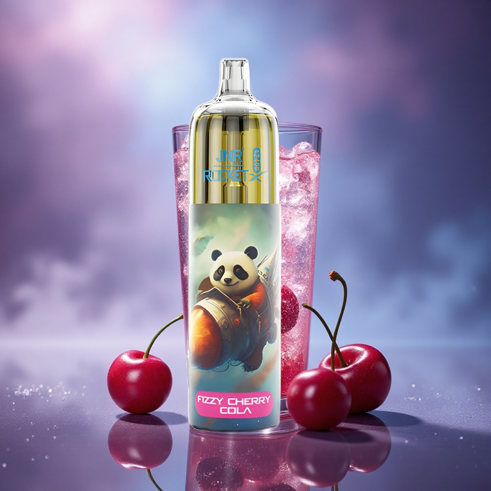 JNR Rocket-X 12400 Cola Cerise Pétillante avec Lumières RGB et Batterie 850mAh