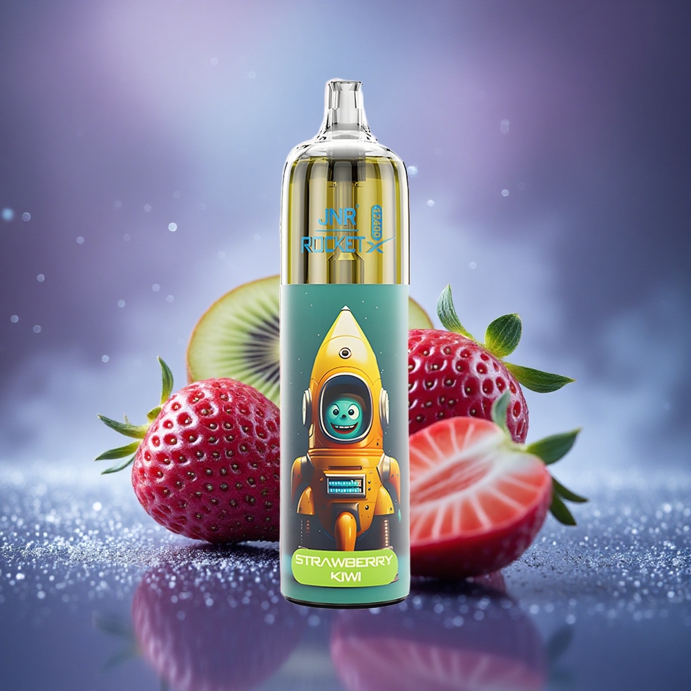JNR Rocket-X 12400 Fraise Kiwi Lumière RGB Type-C Rapide