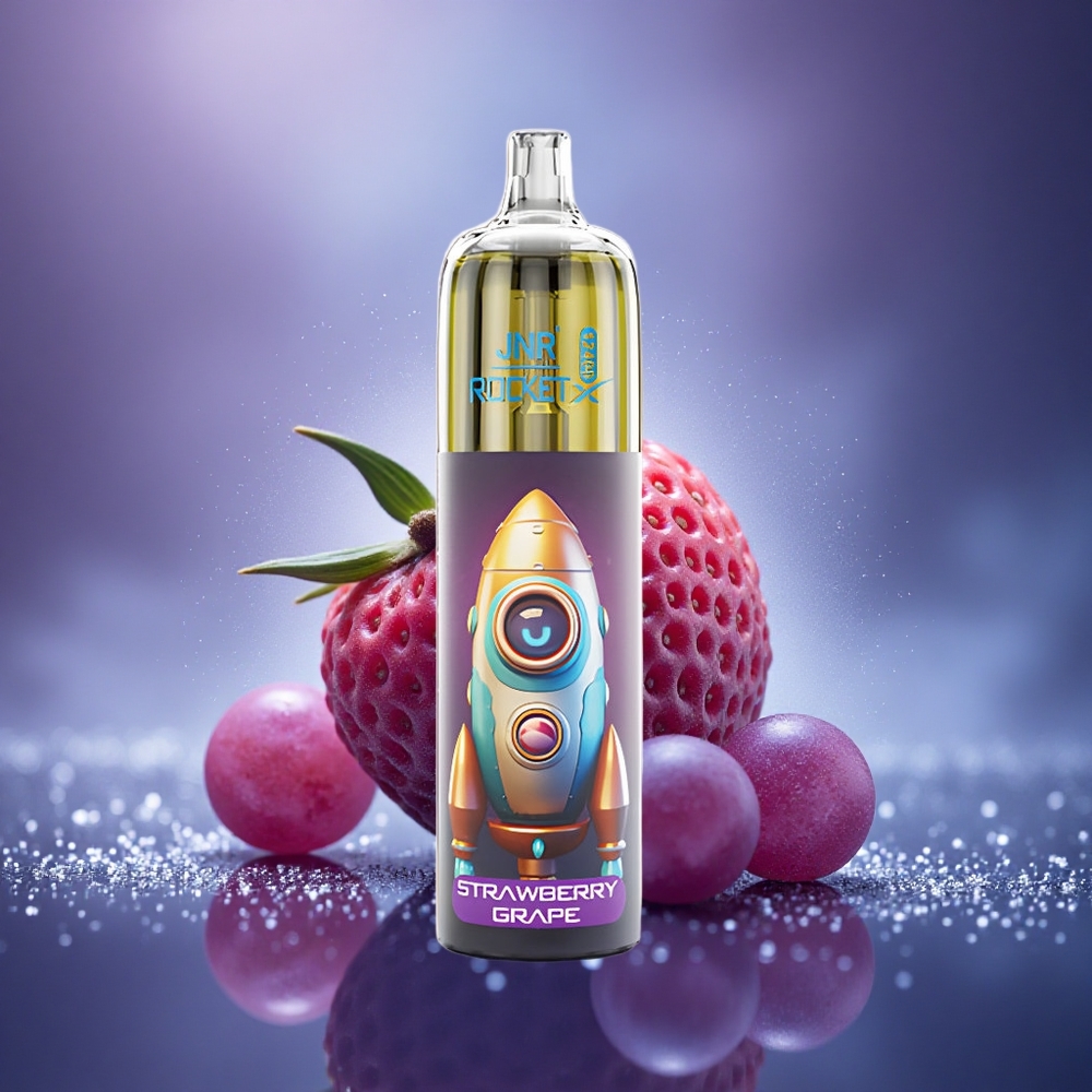 JNR Rocket-X 12400 Fraise Raisin Airflow Réglable Lumières RGB Bobine Mesh