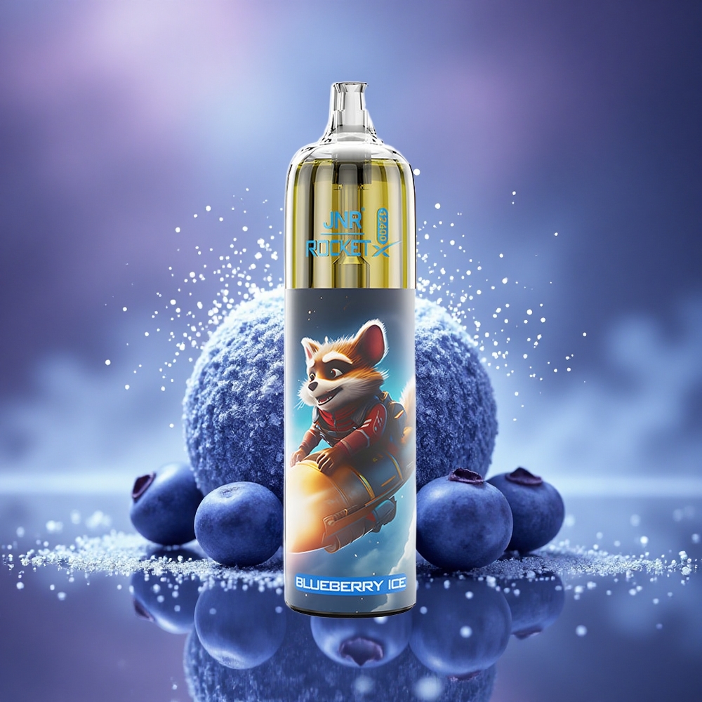 JNR Rocket-X 12400 Glace Myrtille Air Réglable Lumières RGB Bobine Mesh 1.2ohm