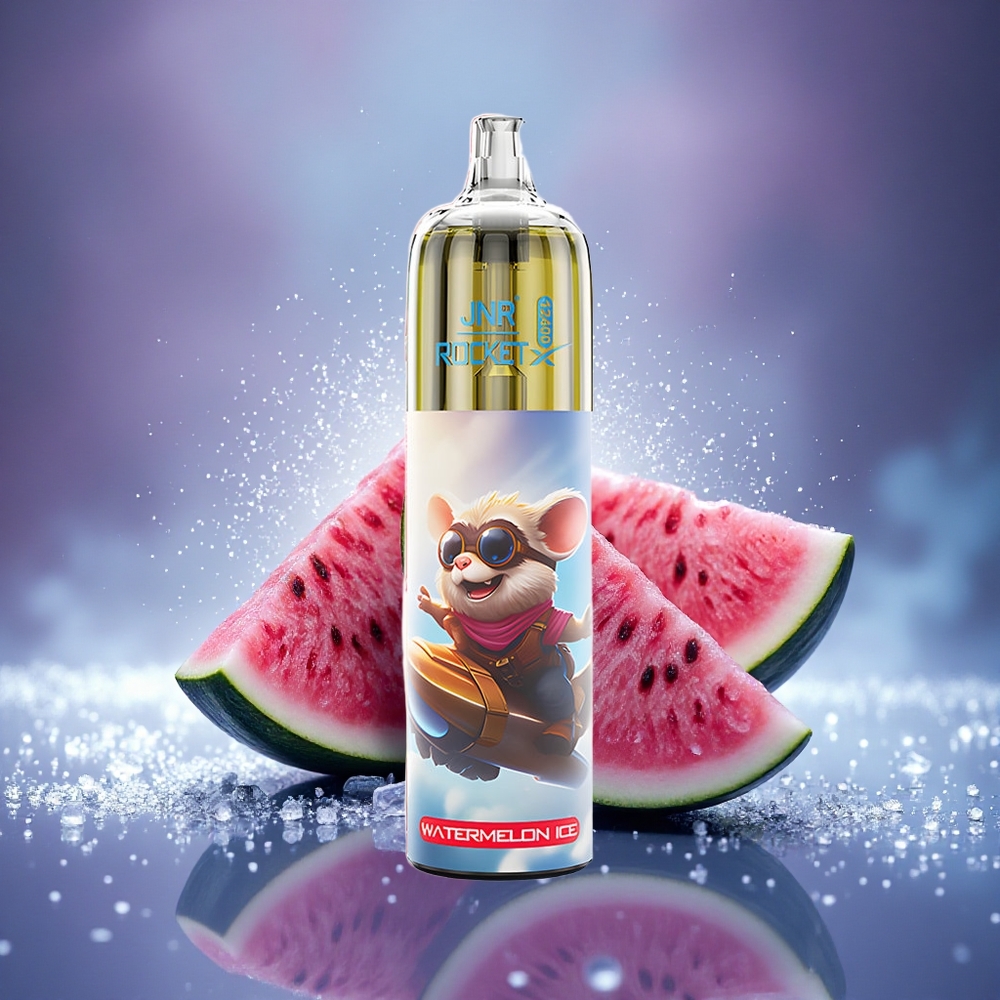 JNR Rocket-X 12400 Glace à la Pastèque avec Lumières RGB et Bobine Mesh 1.2ohm